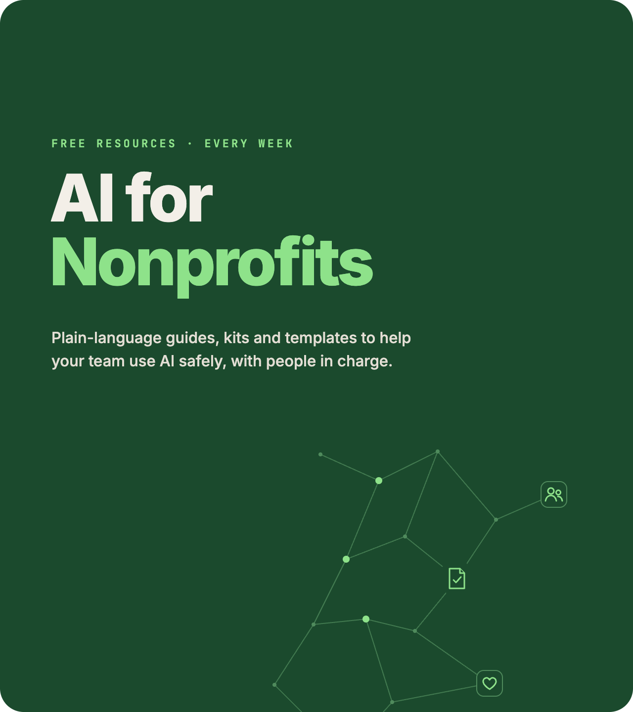 AI for Nonprofits: free weekly resources from Nimara