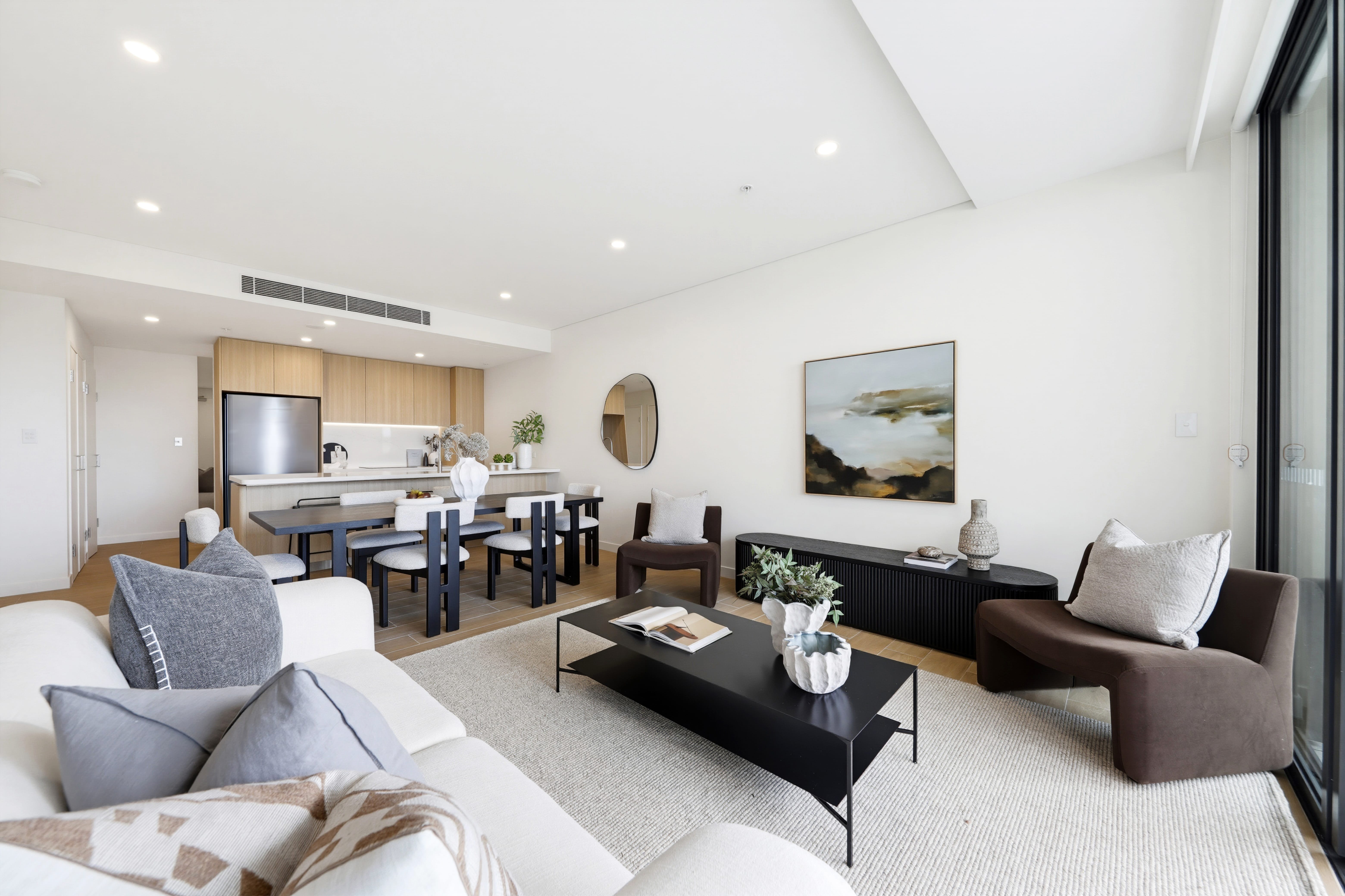 Caringbah Pavilion three-bedroom display apartment interior