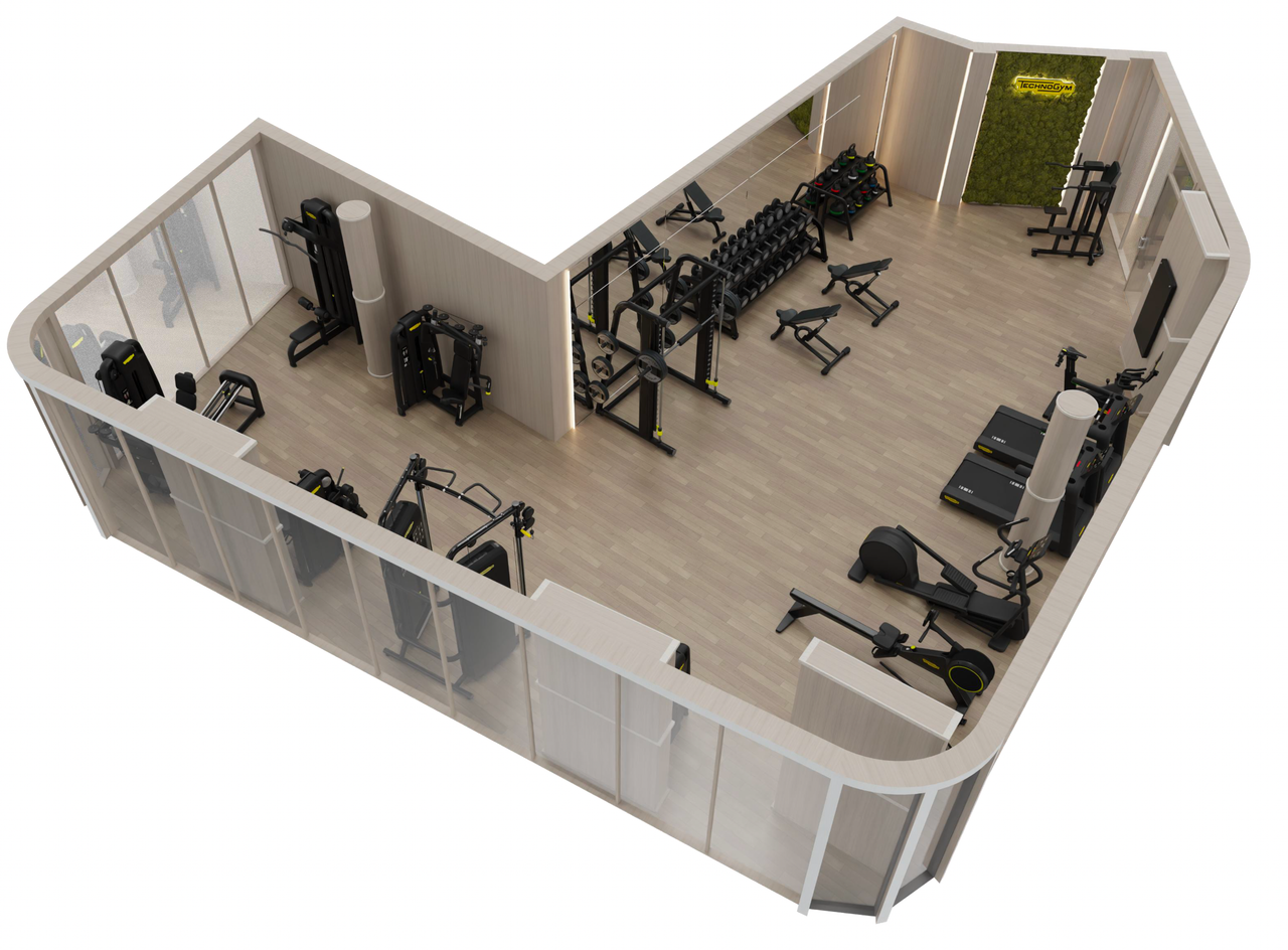 Technogym smart training technology that carries a personal workout profile between locations