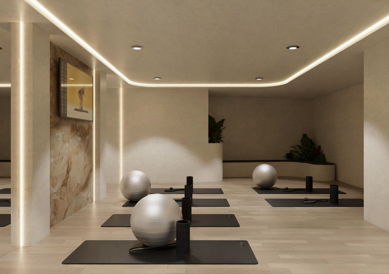 Technogym connected fitness equipment for the Caringbah Pavilion residents' gym