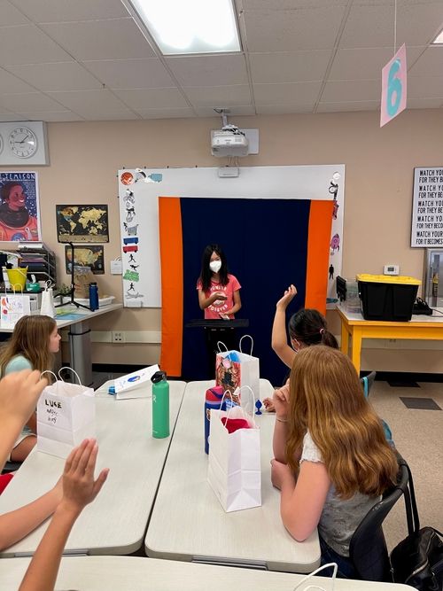 A moment from JamesZini's magic classes and camps