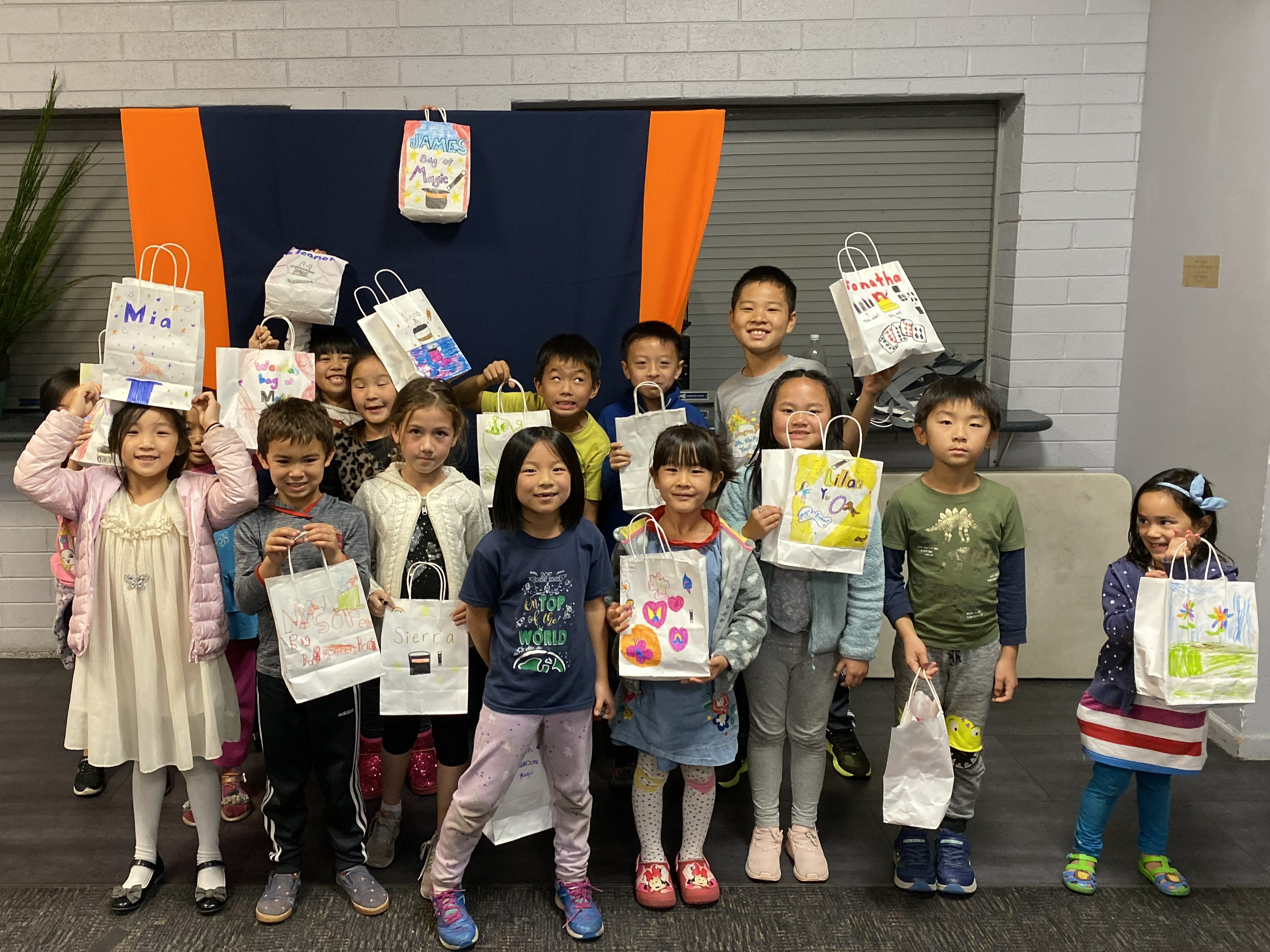 Students together in JamesZini's magic class group