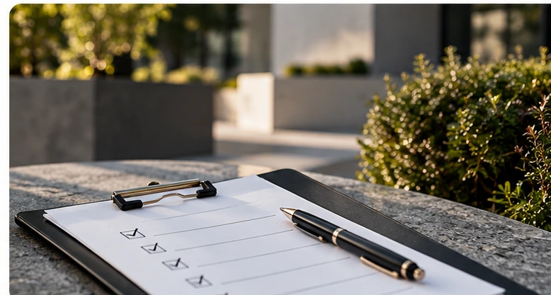 - Preventative maintenance checklist for a commercial property