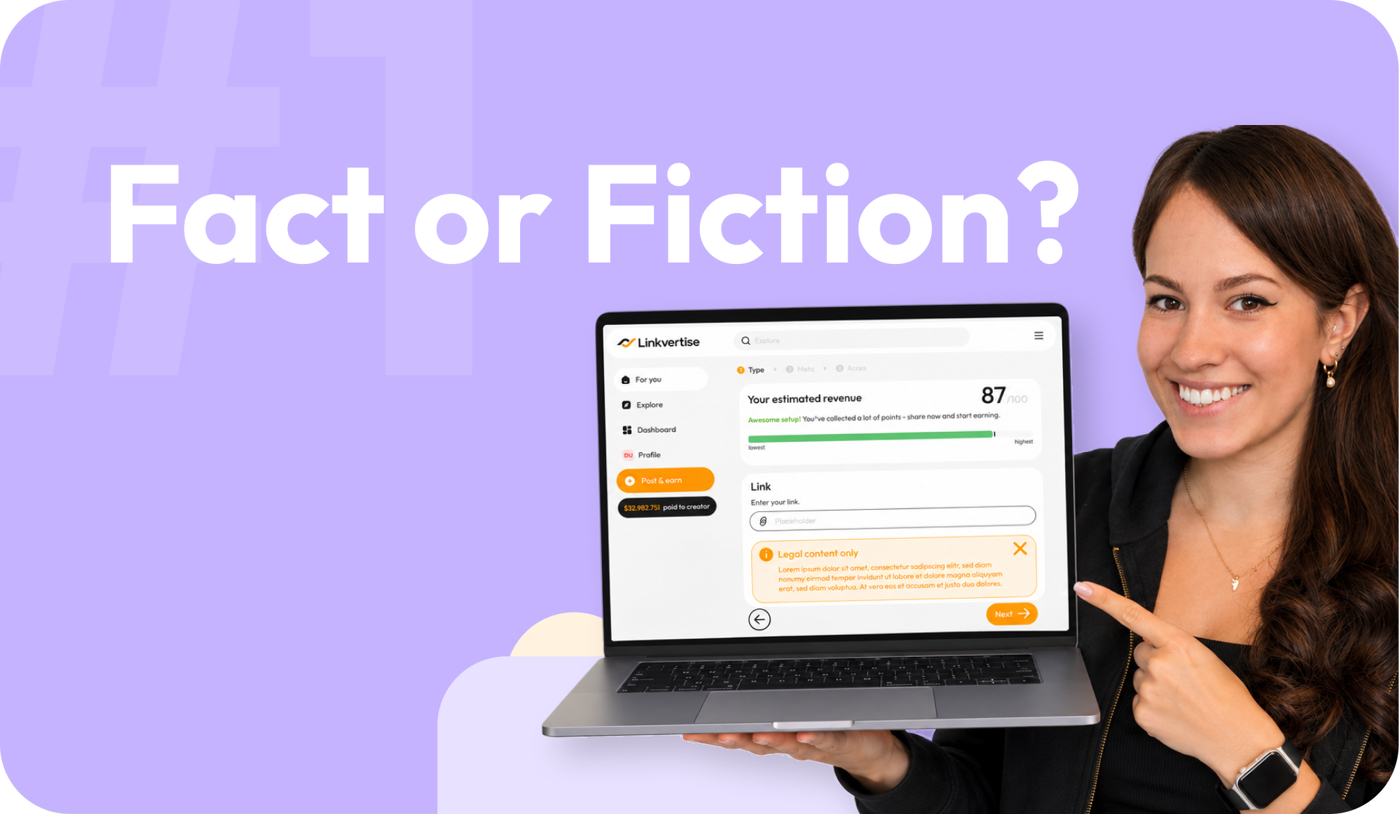 Fact or Fiction #1: Earning from every click
