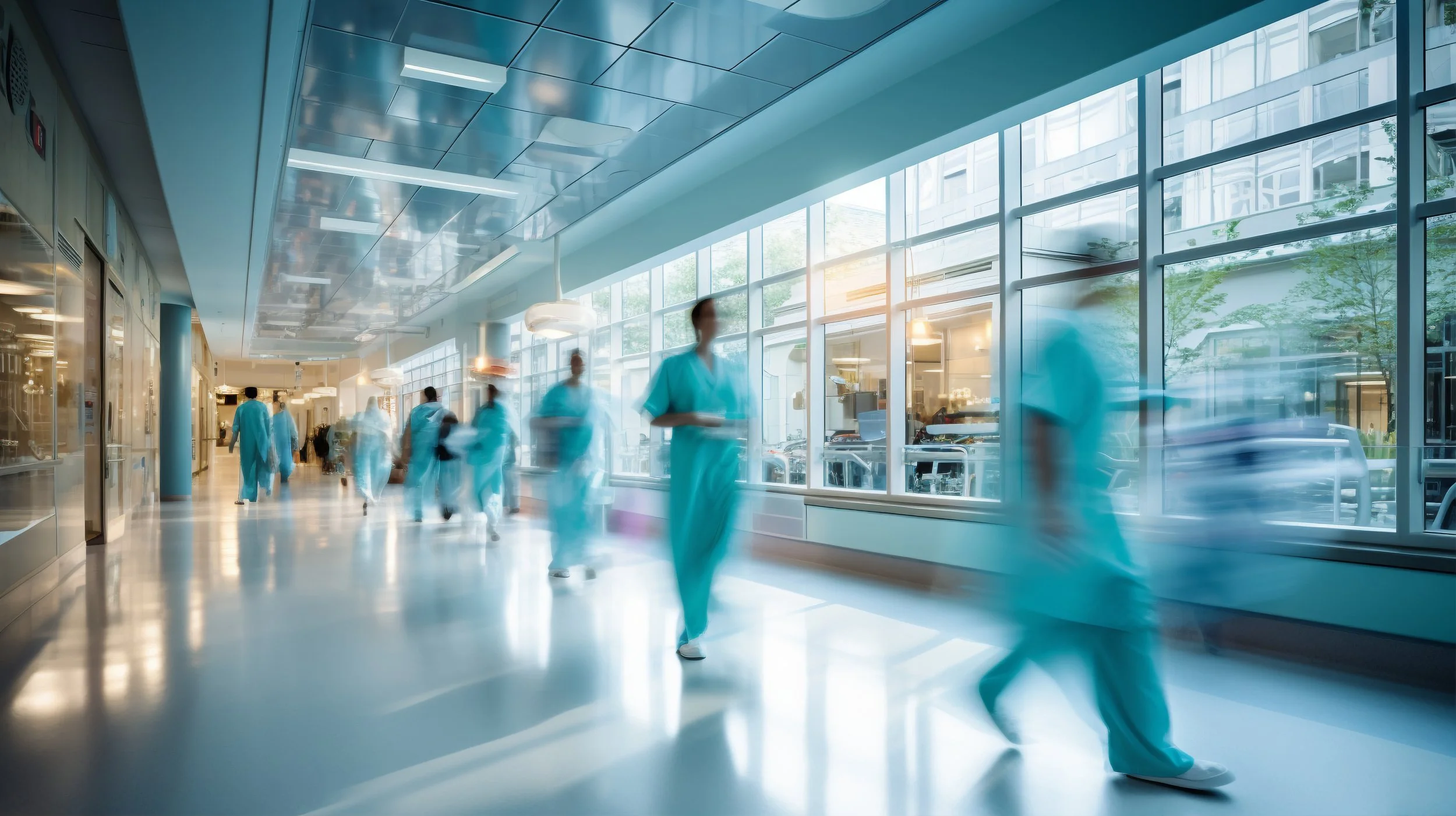Nurse preparing for their shift