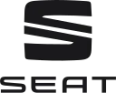 SEAT company logo in white on a black background.