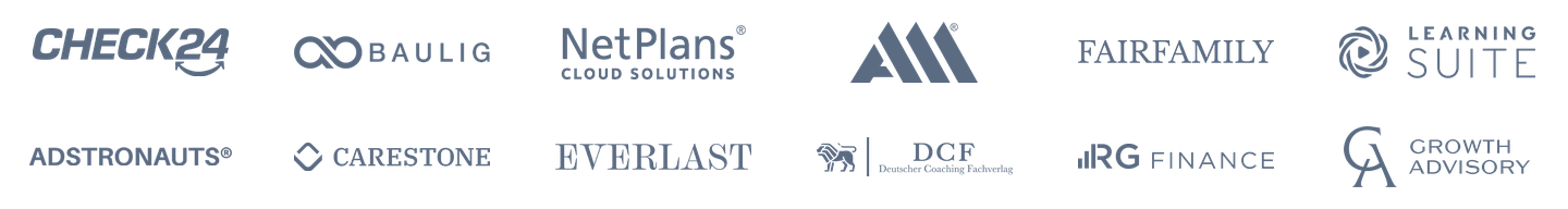 Logos von Kunden der testimonials.de GmbH
