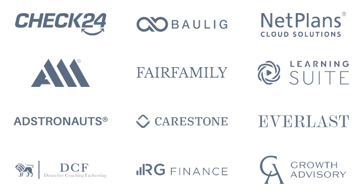 Logos von Kunden der testimonials.de GmbH