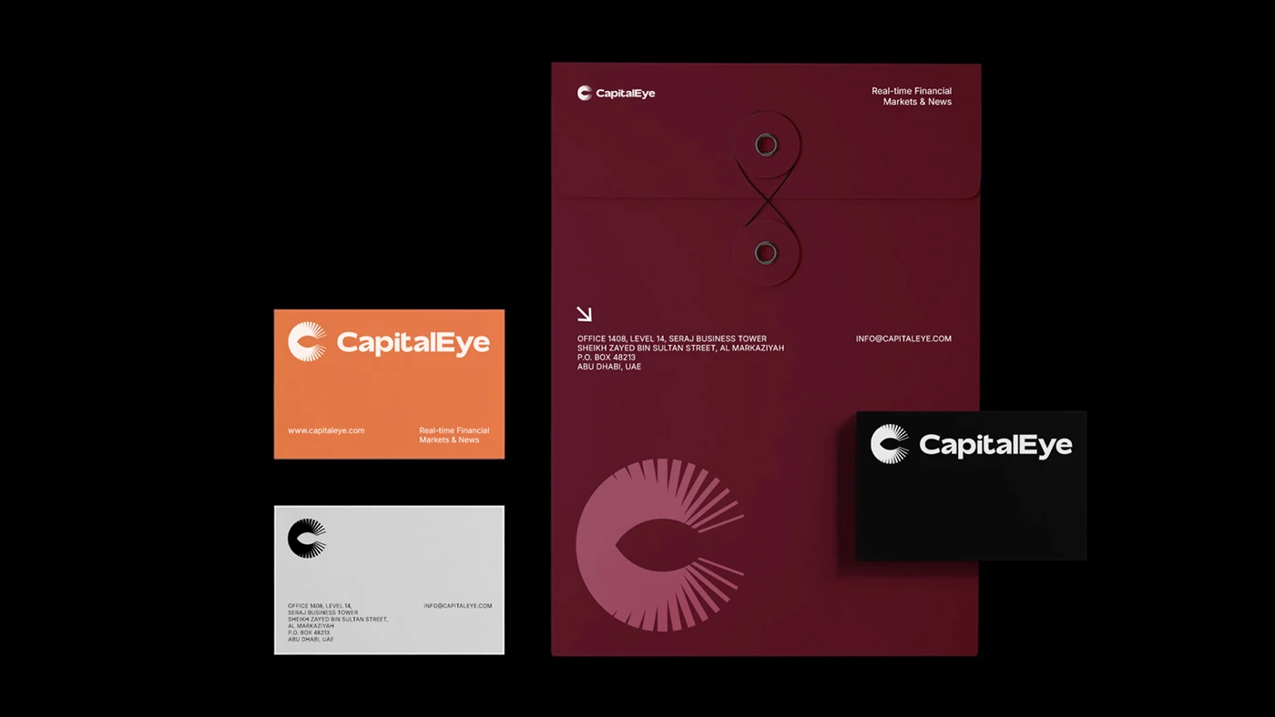 CapitalEye stationery and business cards