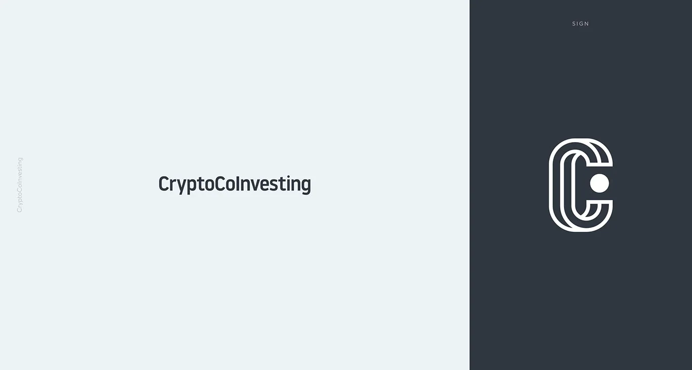 CryptoCoinvesting wordmark and monogram