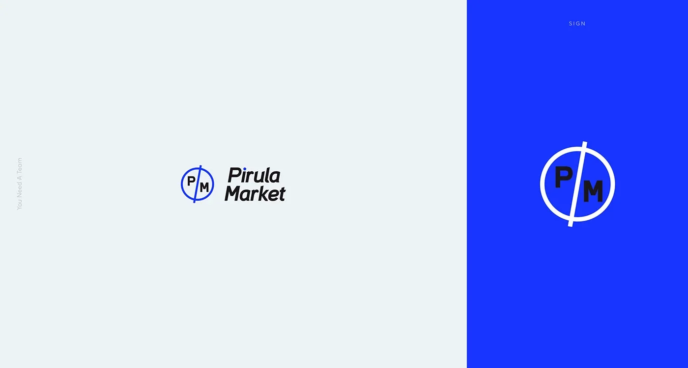 Pirula Market wordmark and monogram