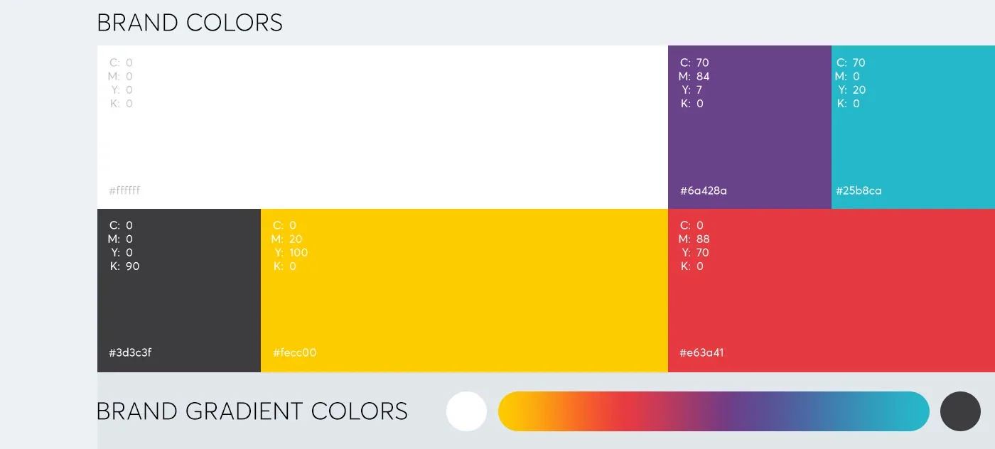 MAXX Entertainment colour palette