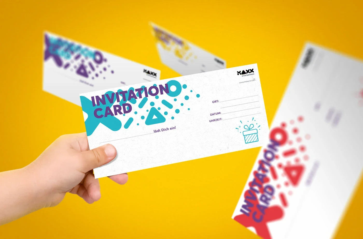 MAXX Entertainment promotional card