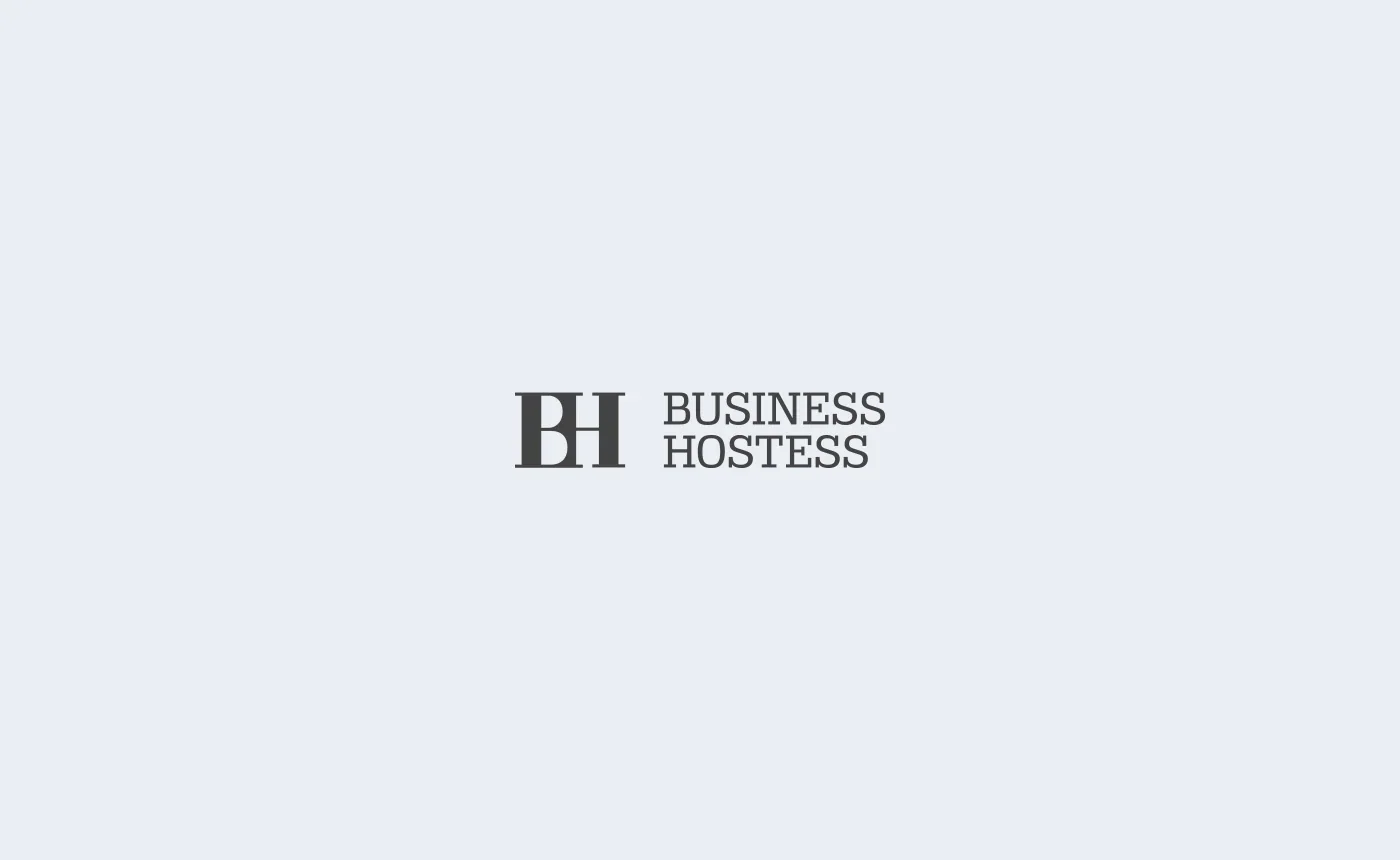 Business Hostess monogram and wordmark