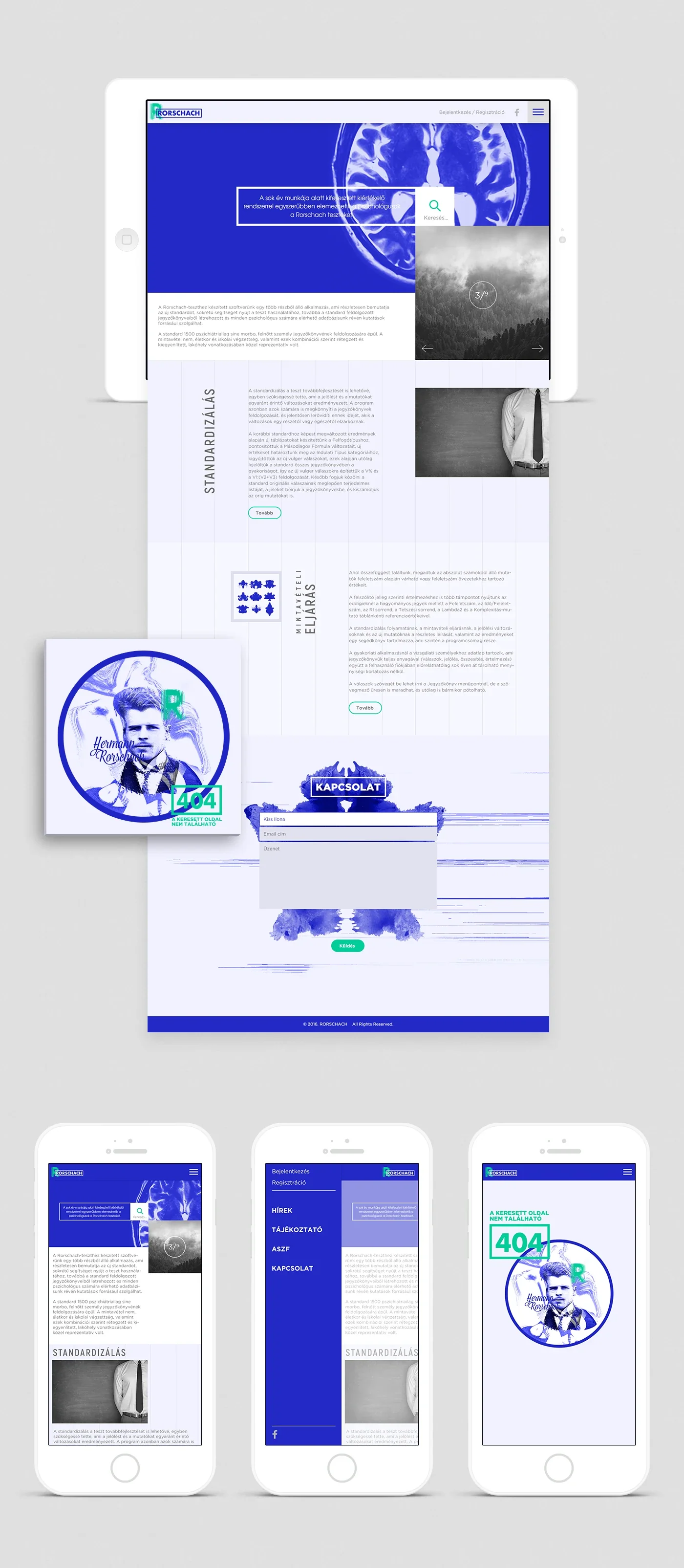 Rorschach responsive website layouts