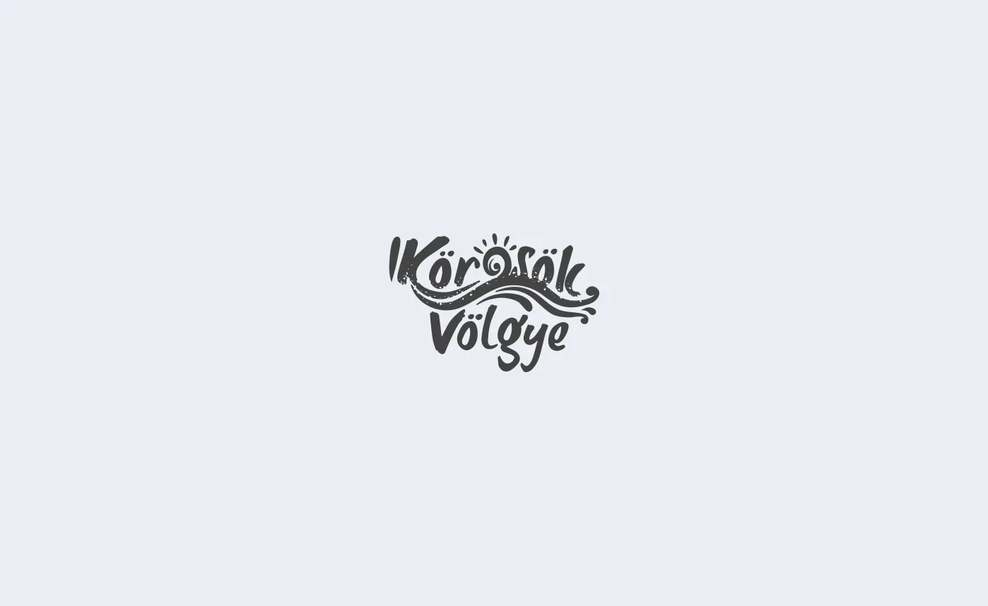 Vörös Ördög Völgye lettering