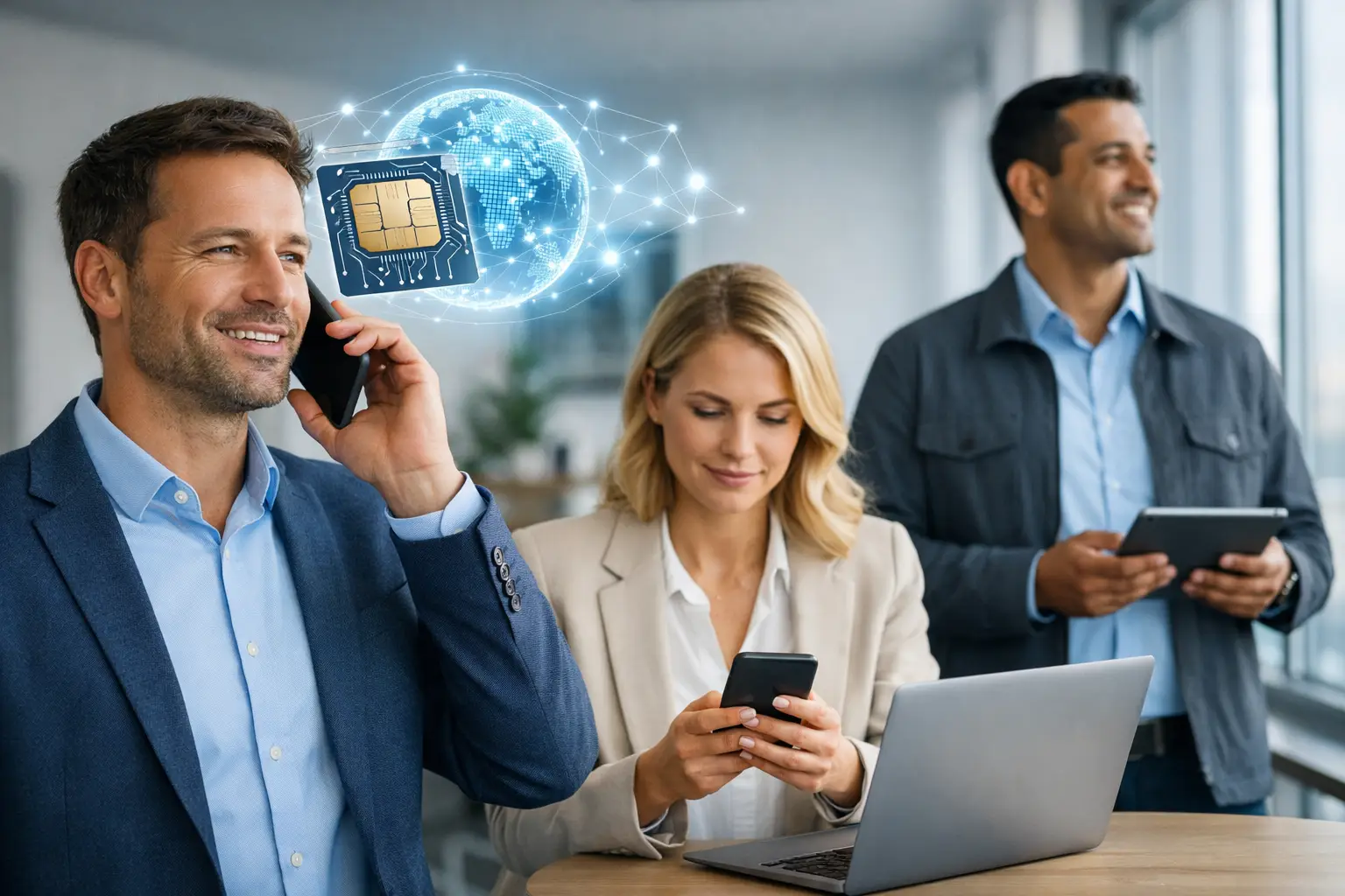 eSIM zakelijk voor teams die bereikbaar blijven