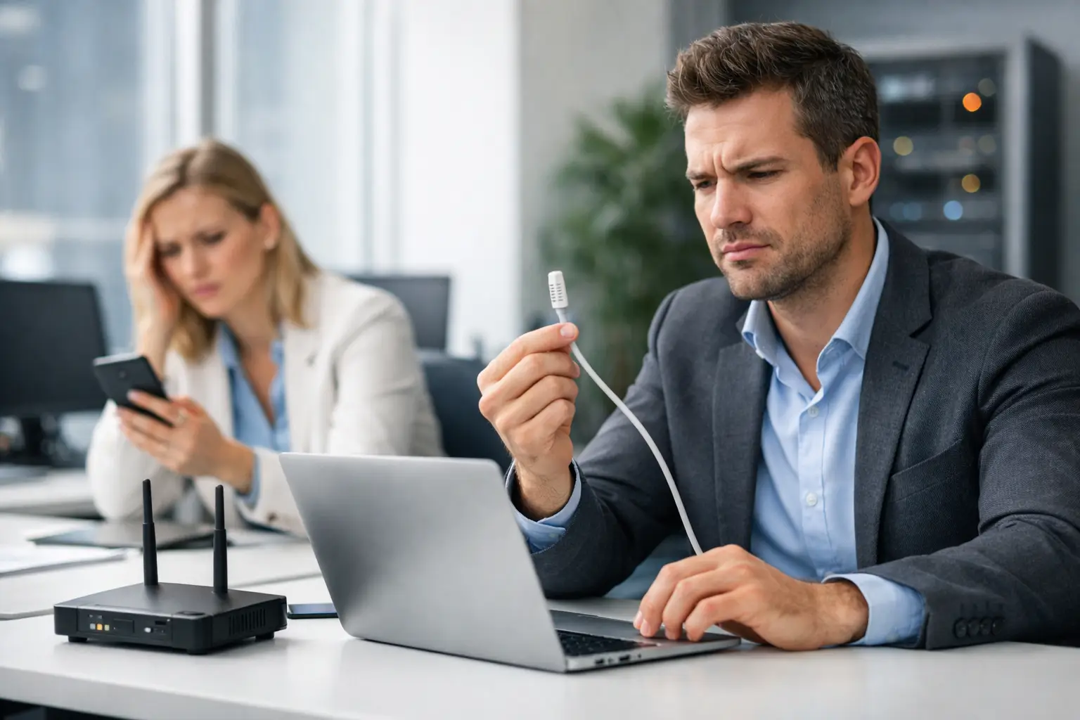 Waarom hapert zakelijk internet op kantoor?
