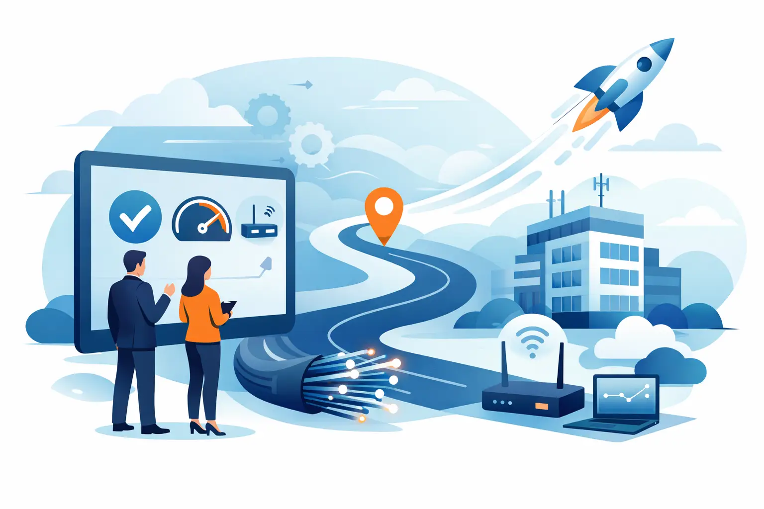 Zakelijk internet kiezen zonder gedoe of vertraging