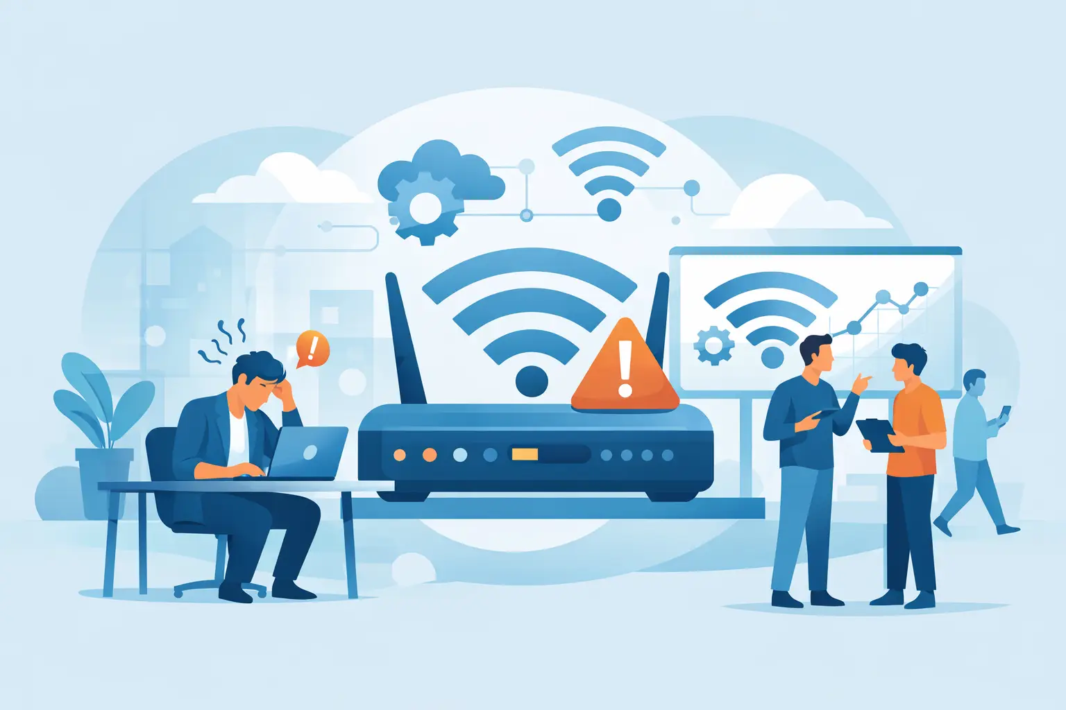 Wifi problemen op kantoor? Zo pak je ze structureel aan