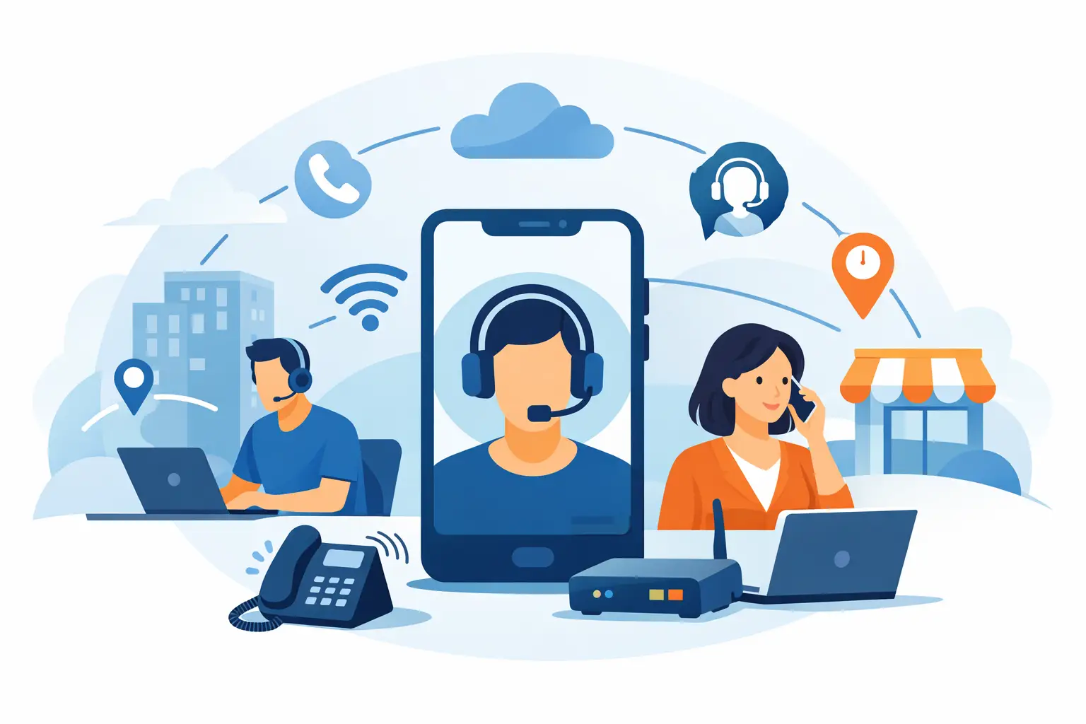 VoIP telefonie zonder bereikbaarheidsstress