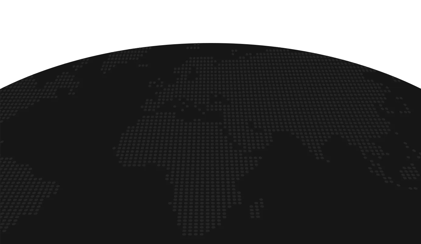 Map of client locations