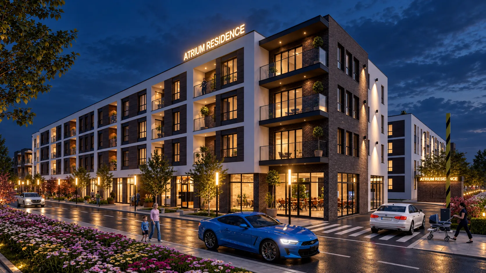 Atrium Residence, Telep