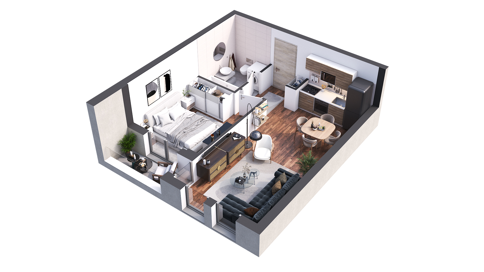 3D prikaz stana