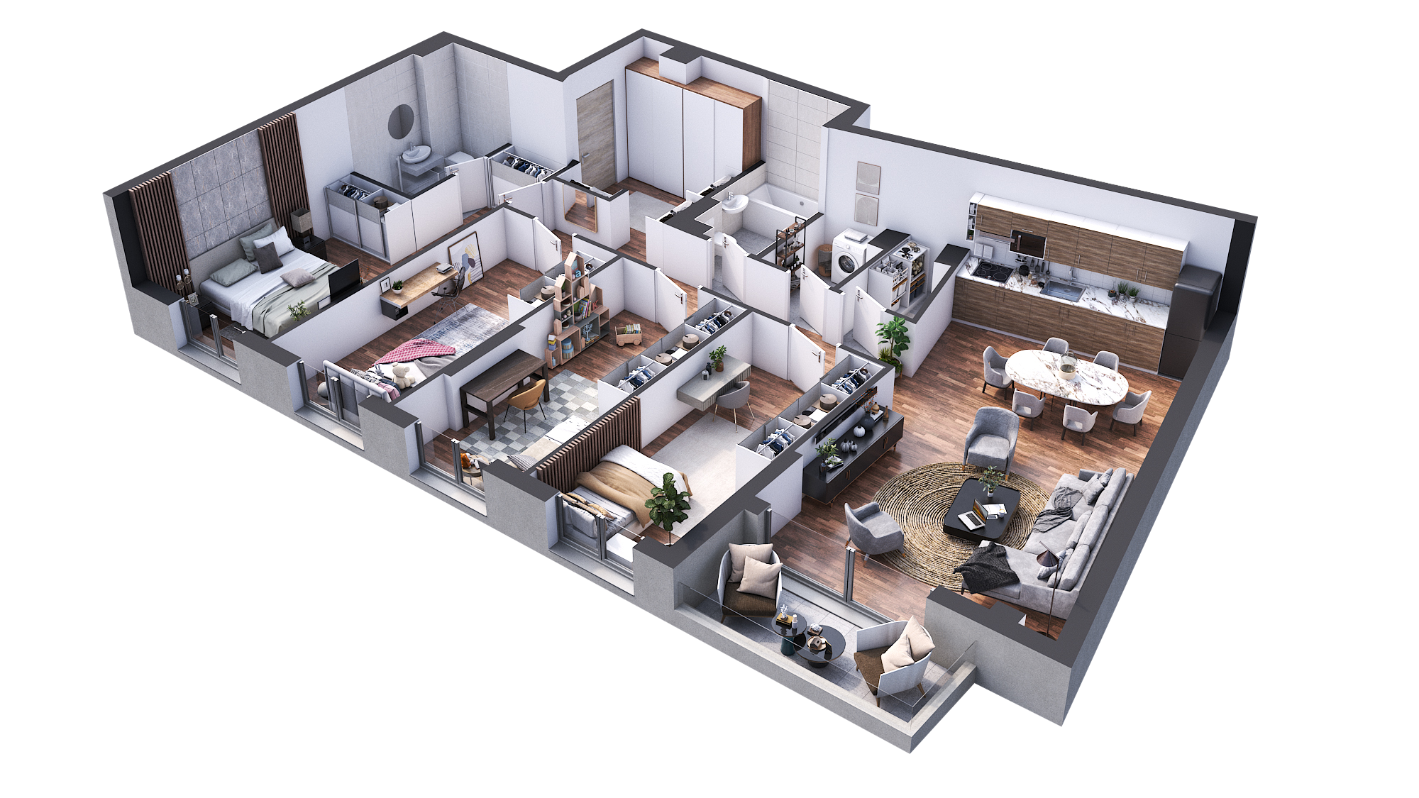 3D prikaz stana
