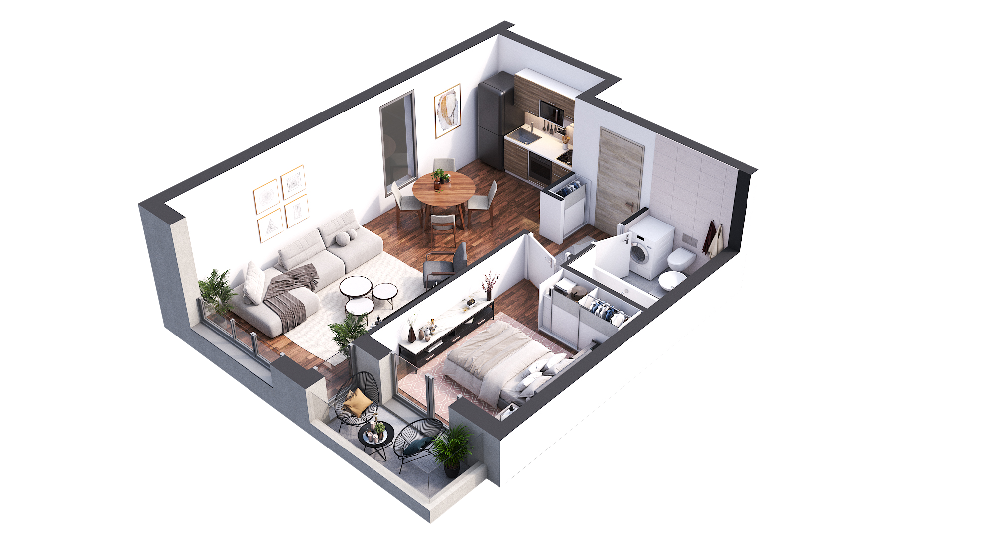 3D prikaz stana