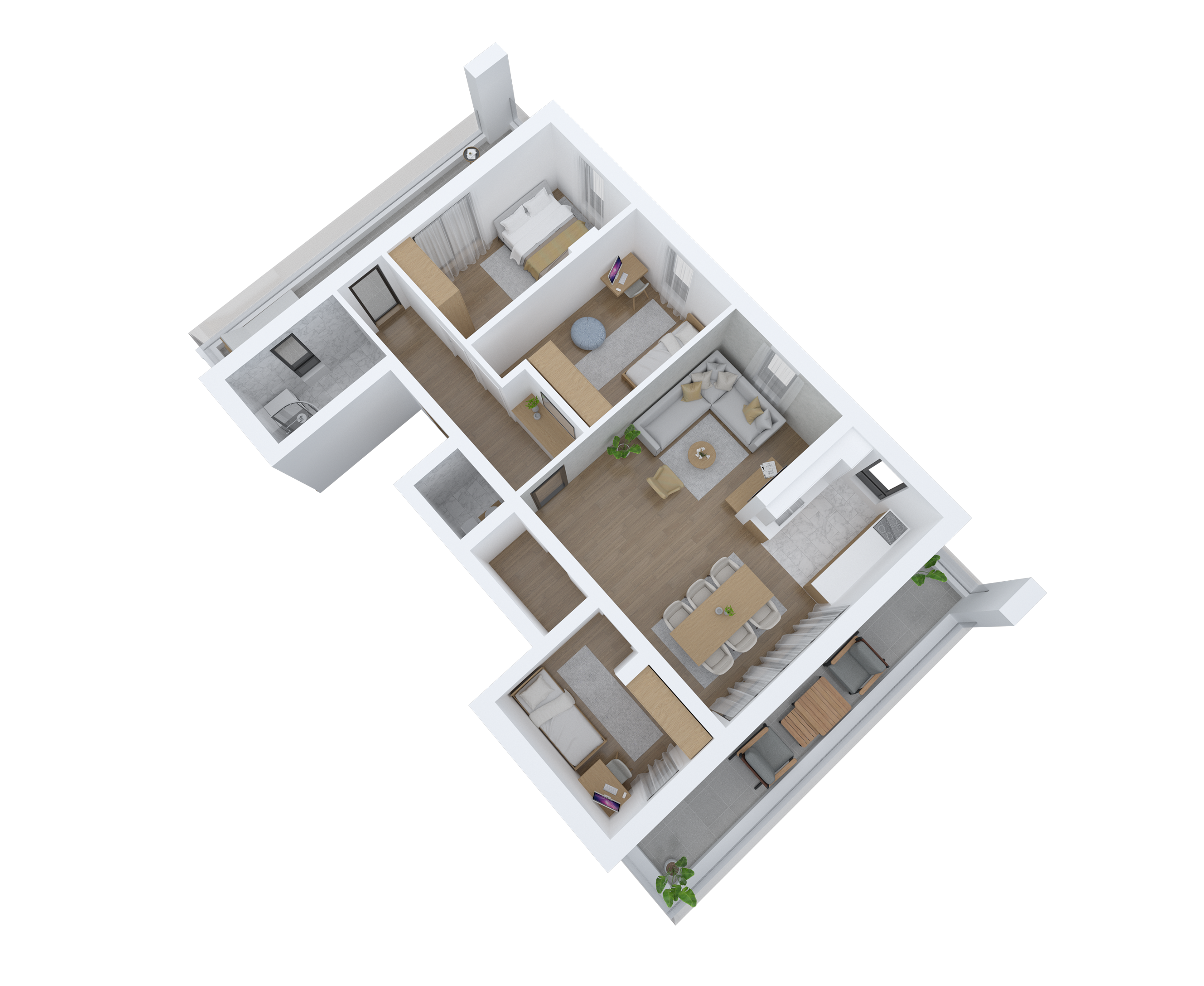 3D prikaz stana