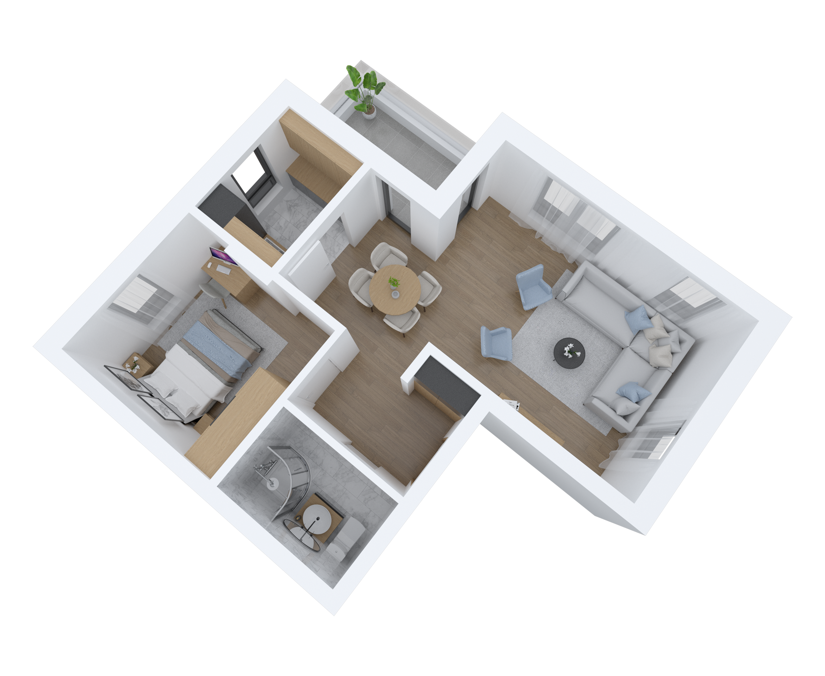 3D prikaz stana