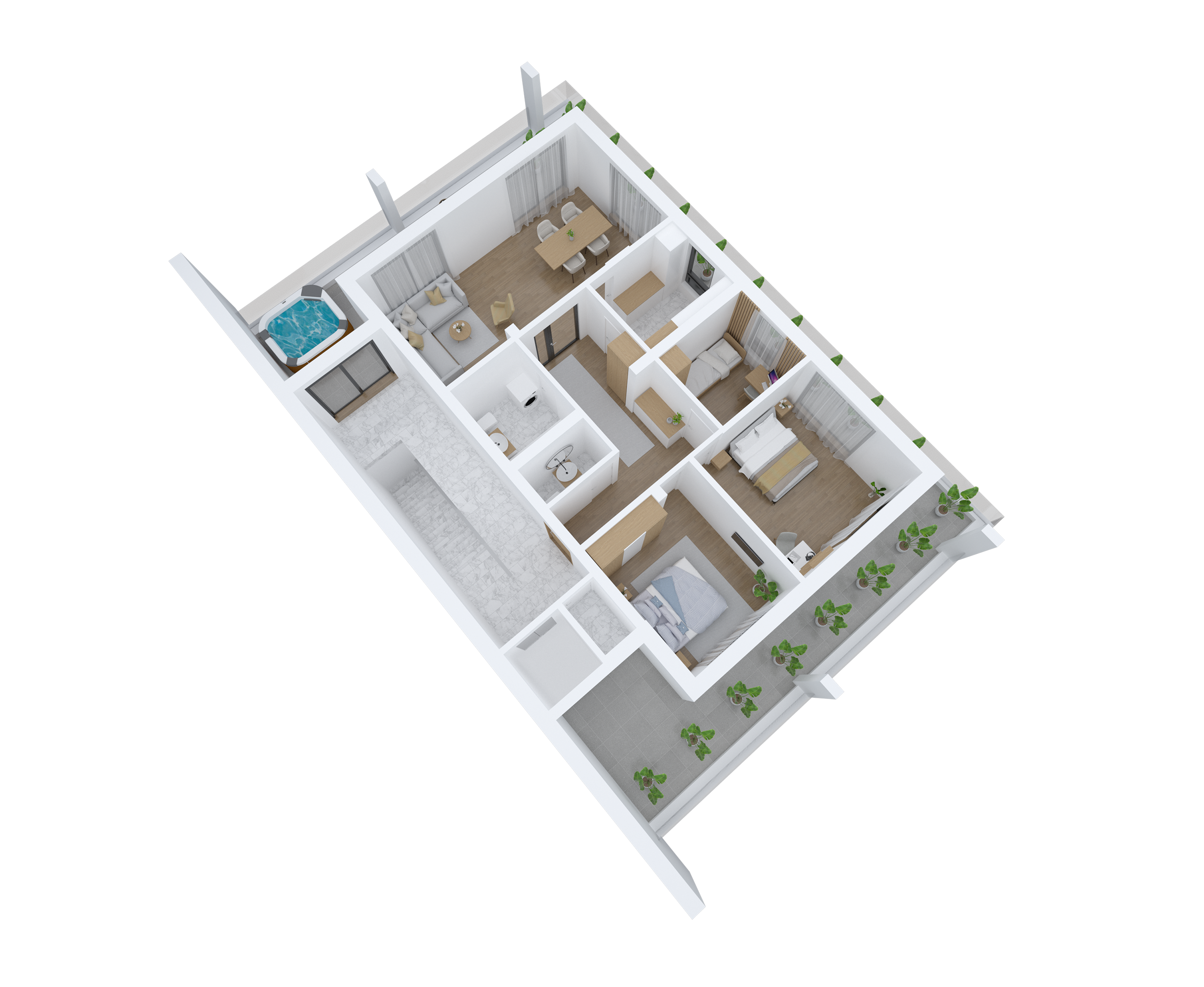 3D prikaz stana