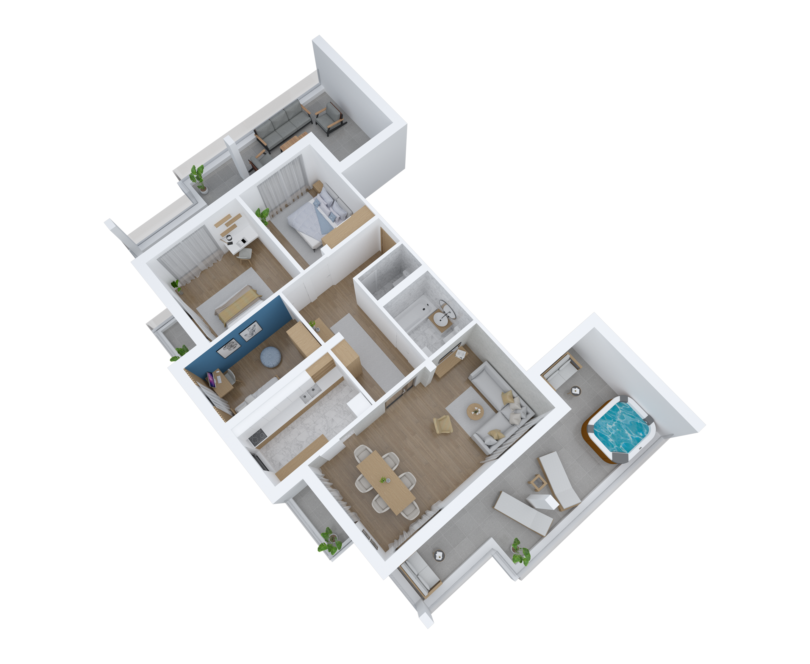 3D prikaz stana