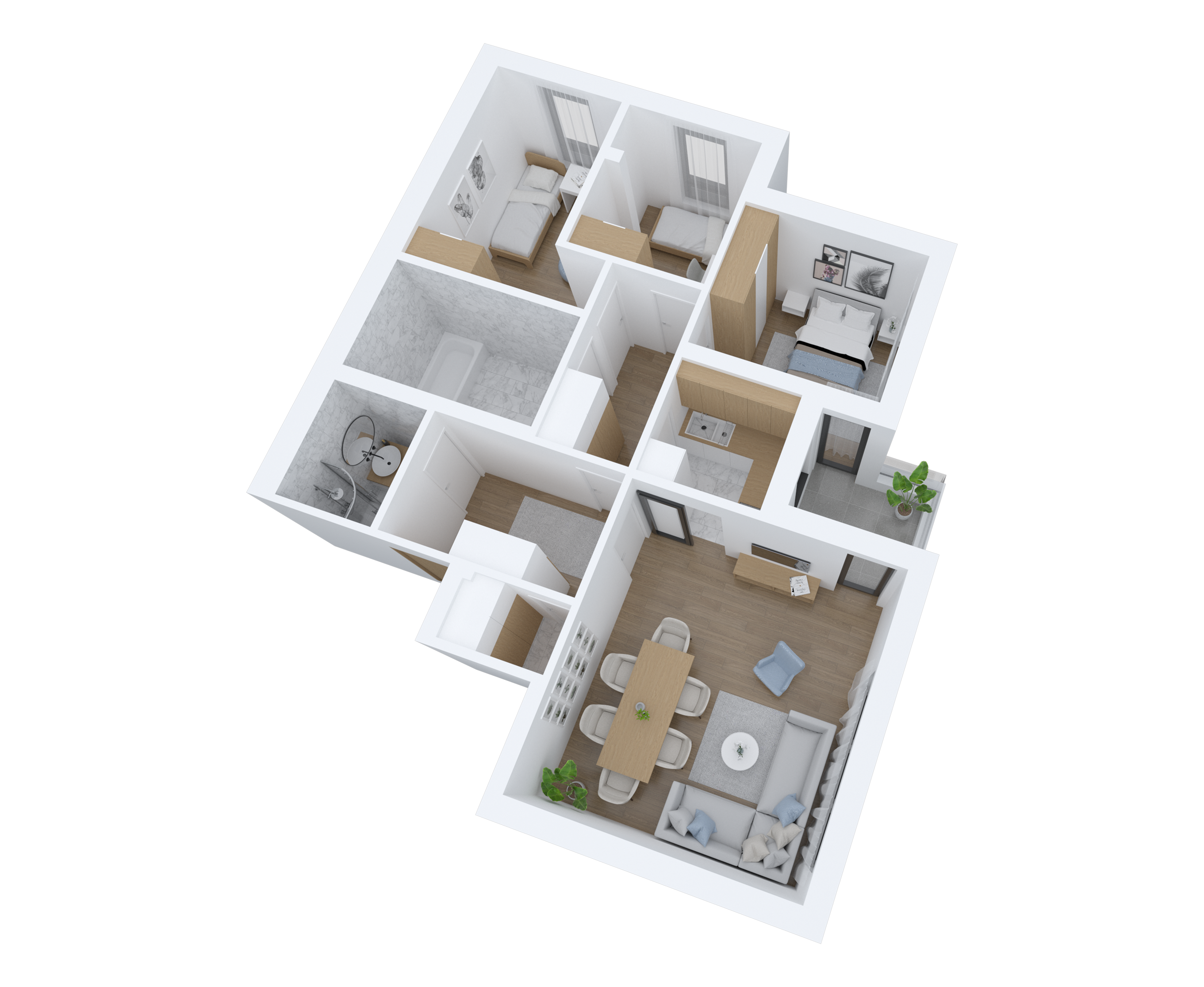 3D prikaz stana