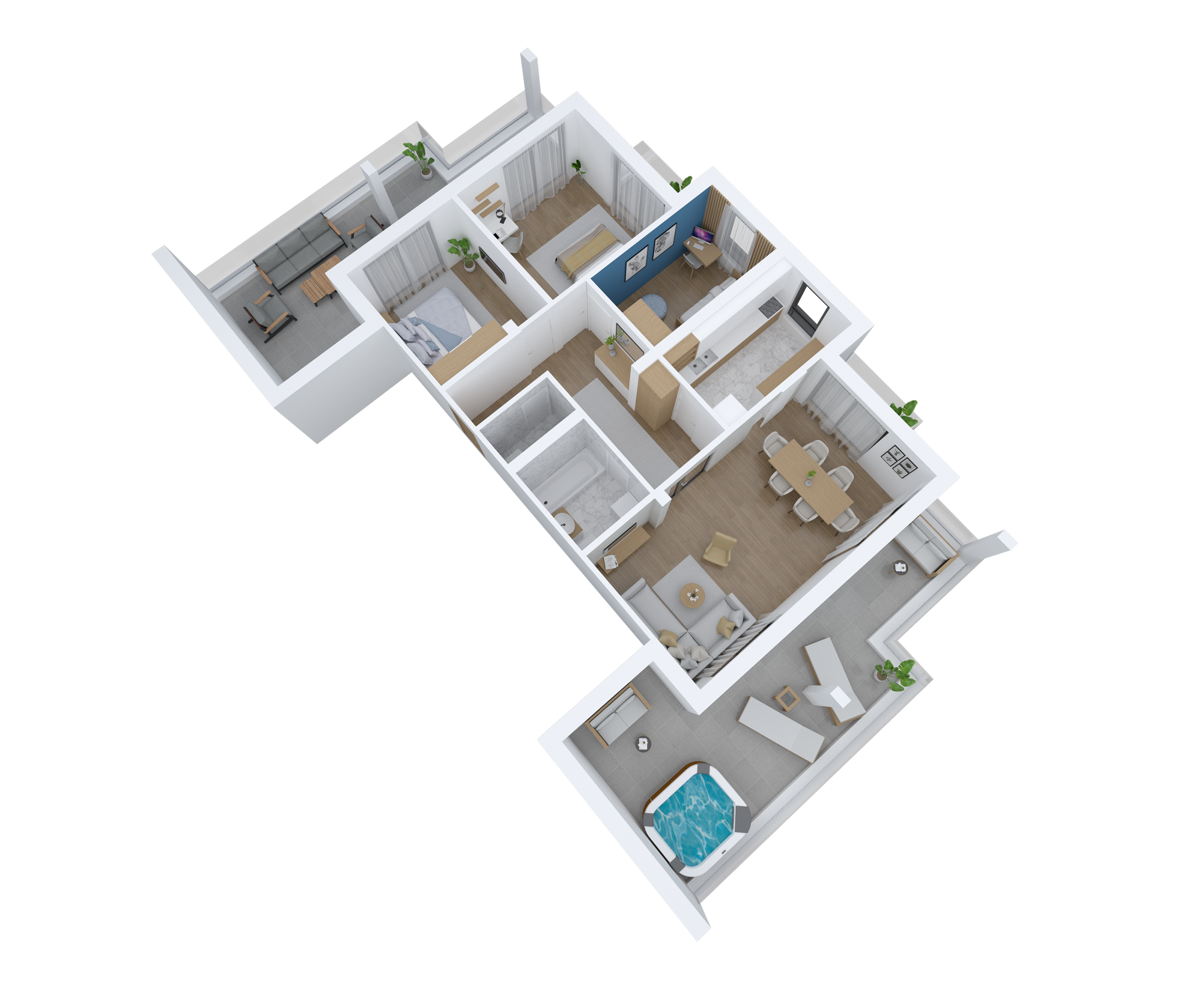 3D prikaz stana
