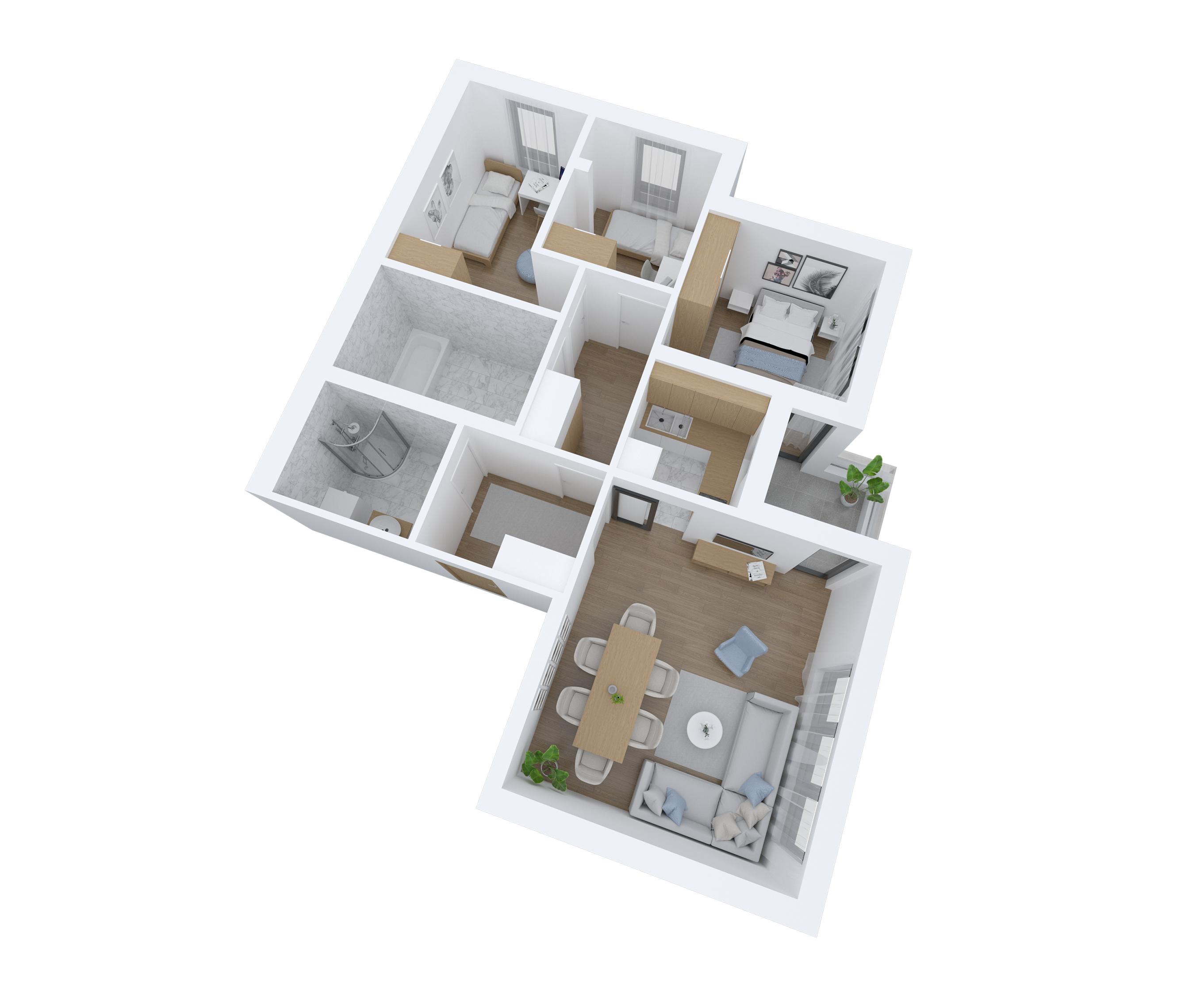 3D prikaz stana