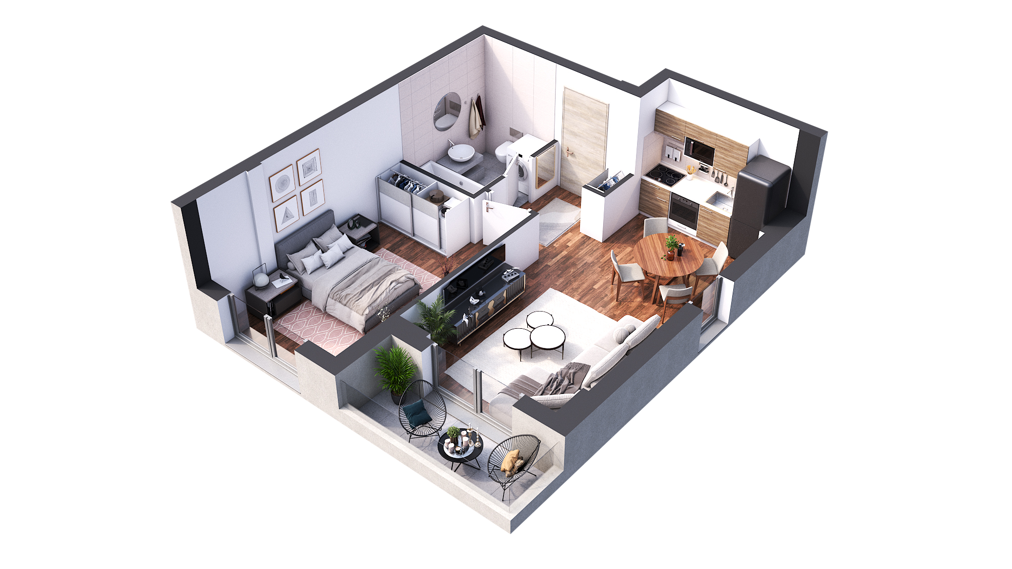 3D prikaz stana
