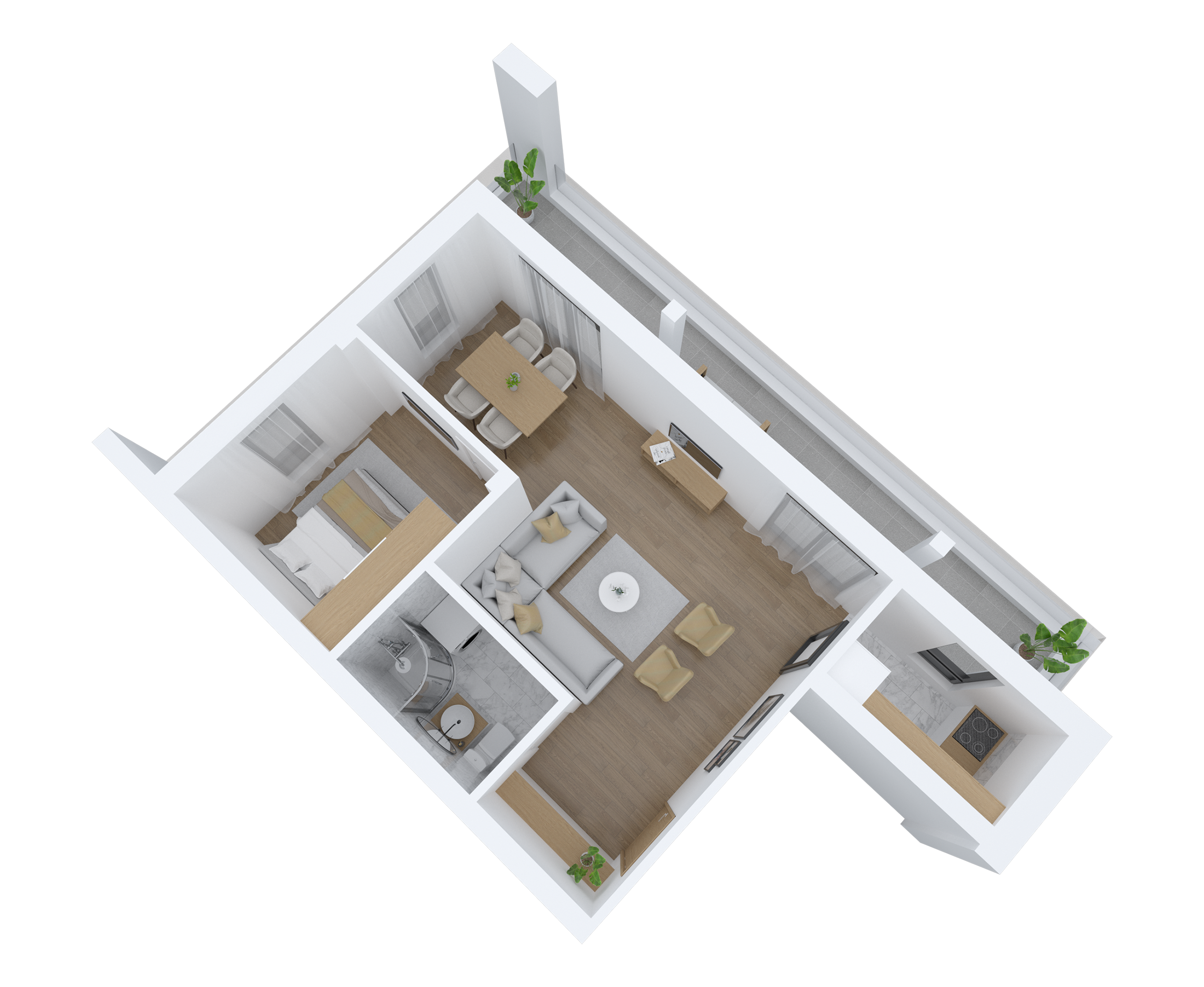 3D prikaz stana