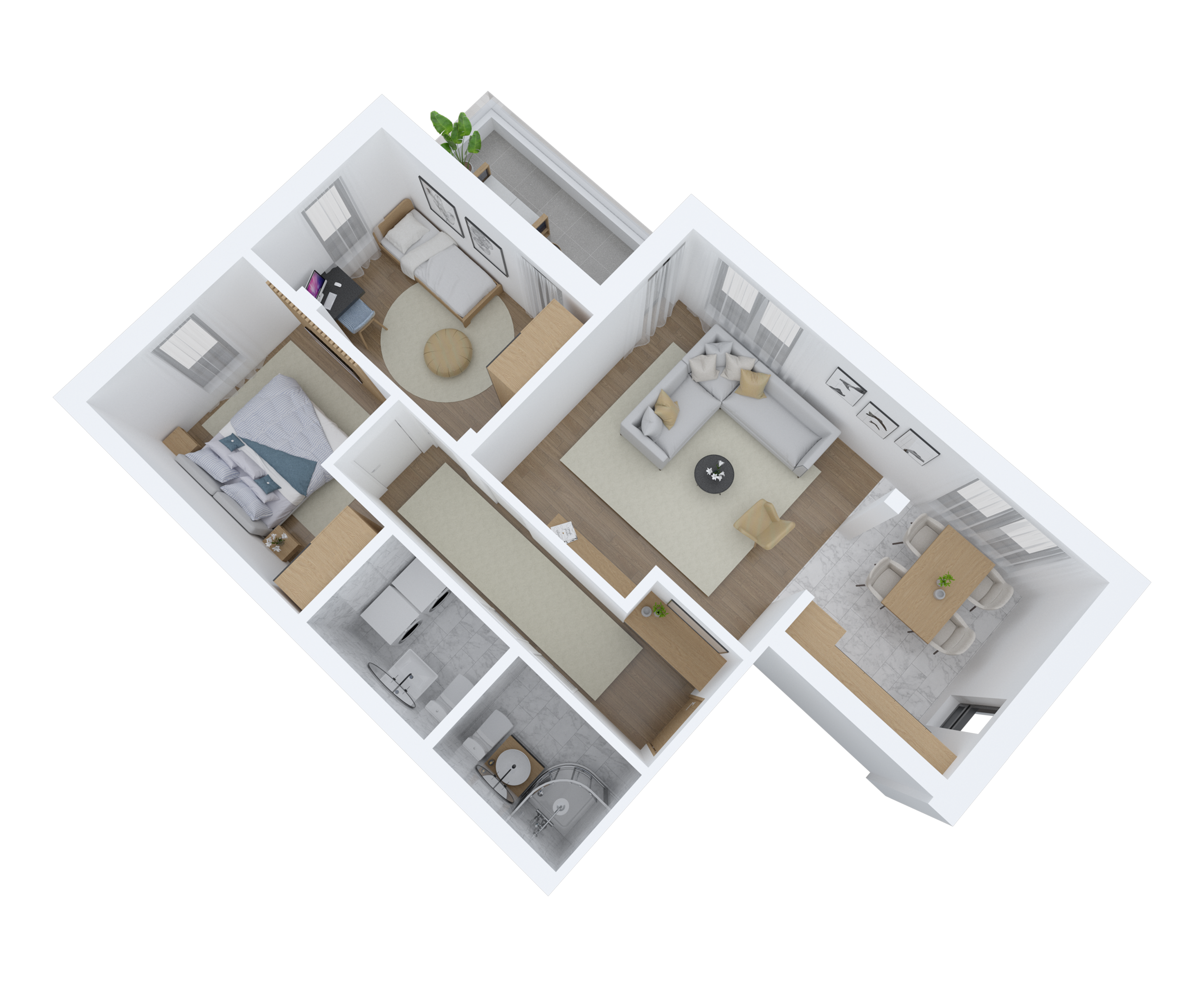 3D prikaz stana