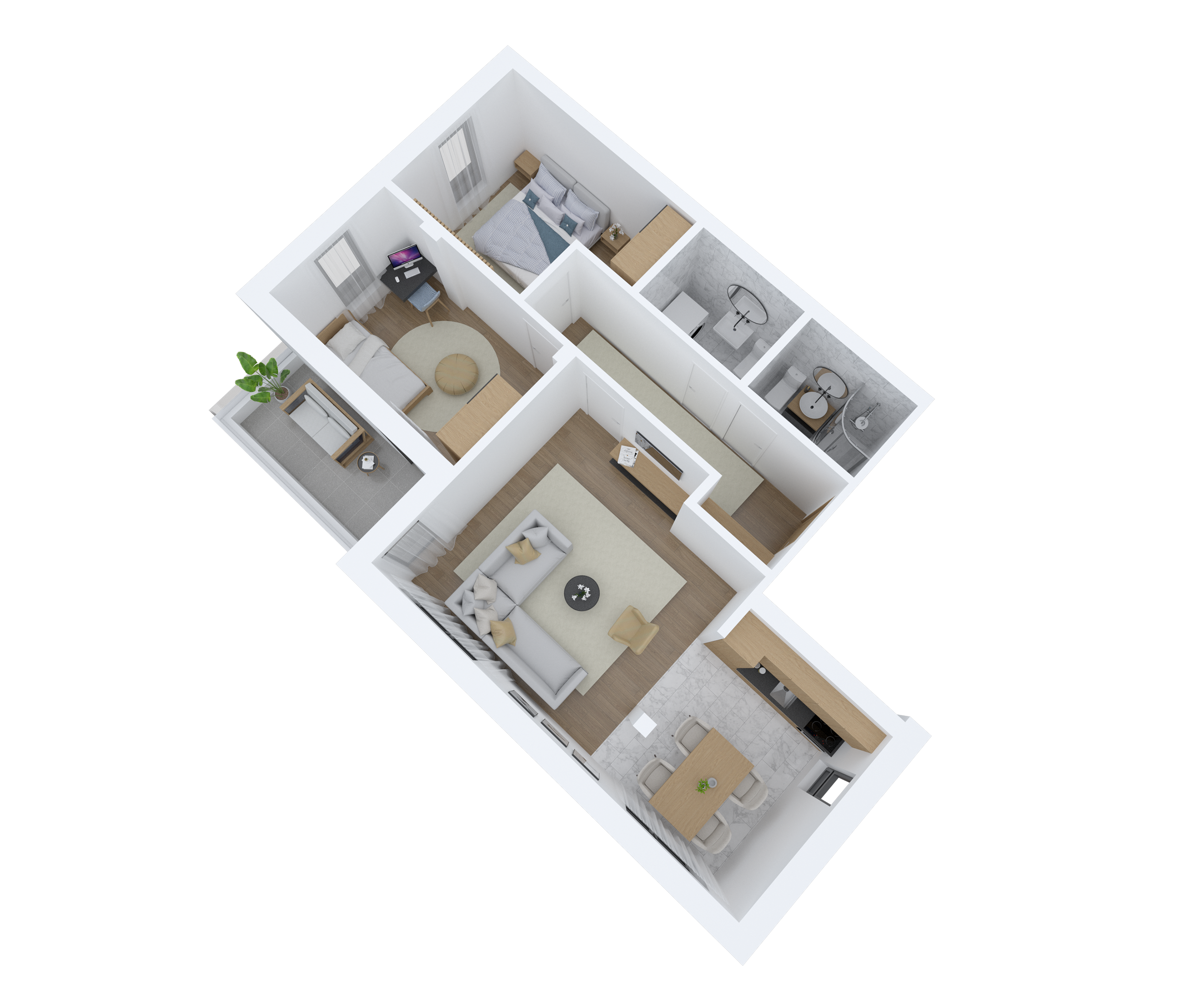 3D prikaz stana