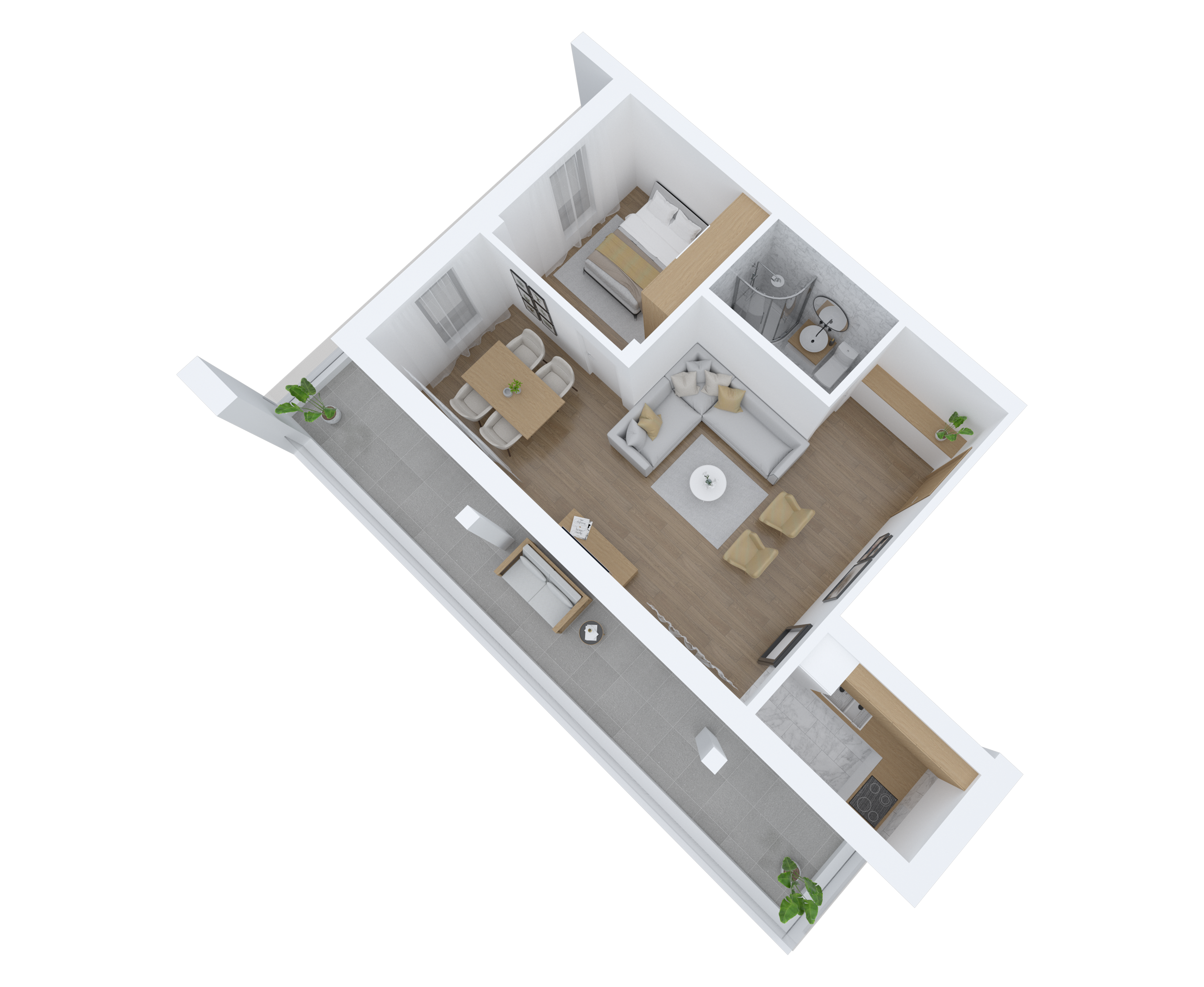 3D prikaz stana