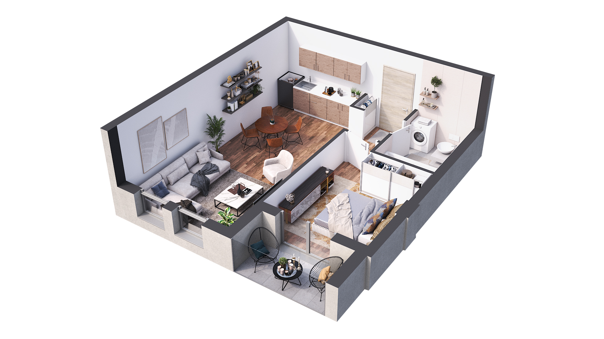 3D prikaz stana