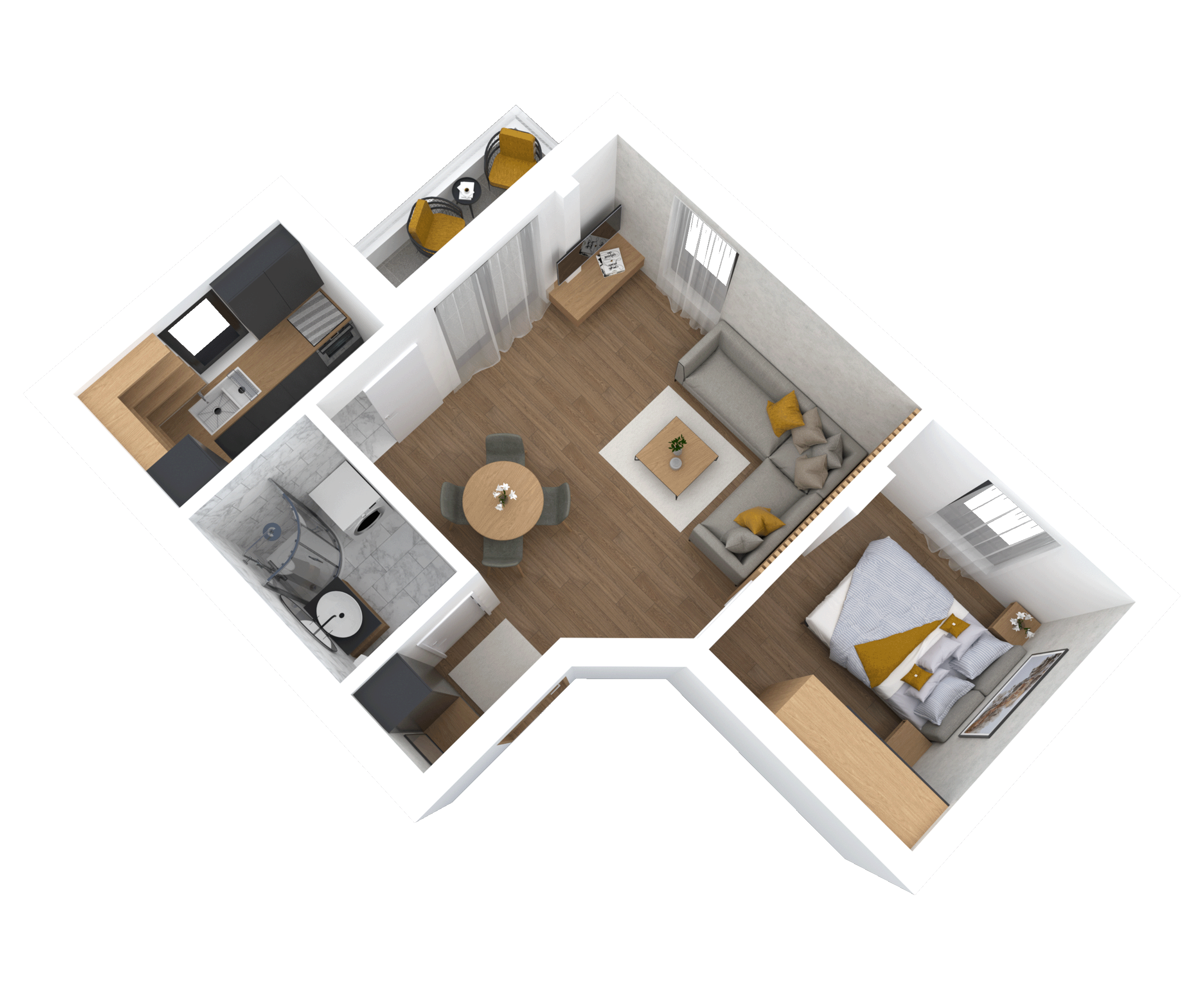 3D prikaz stana