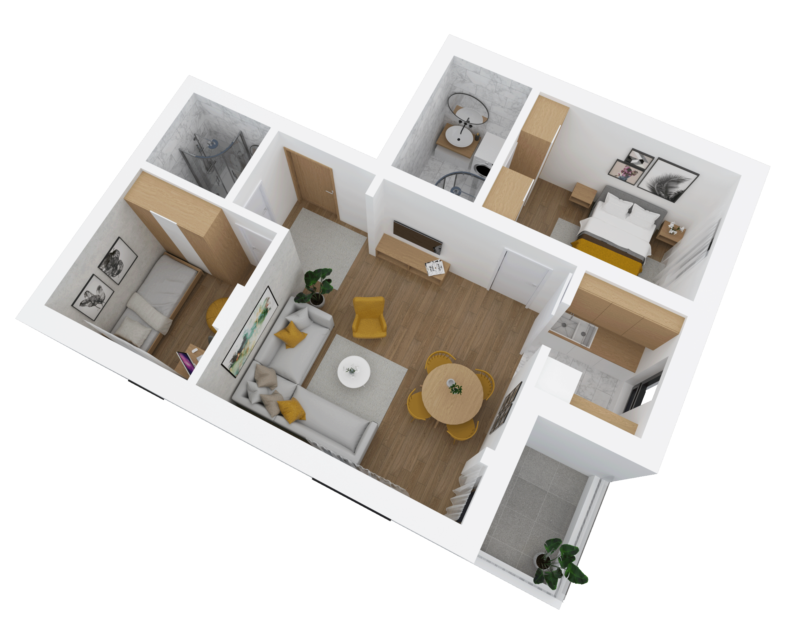 3D prikaz stana
