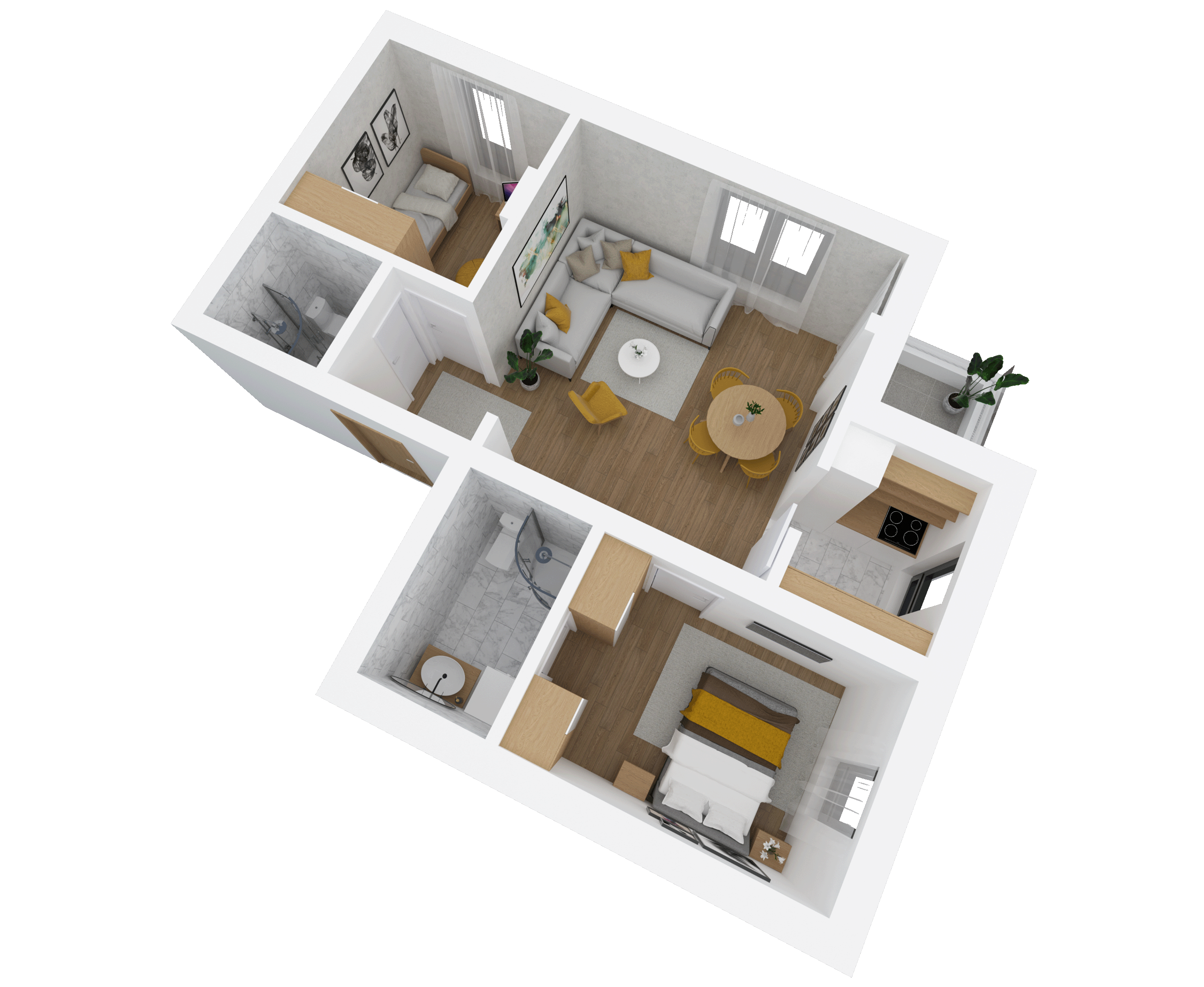 3D prikaz stana