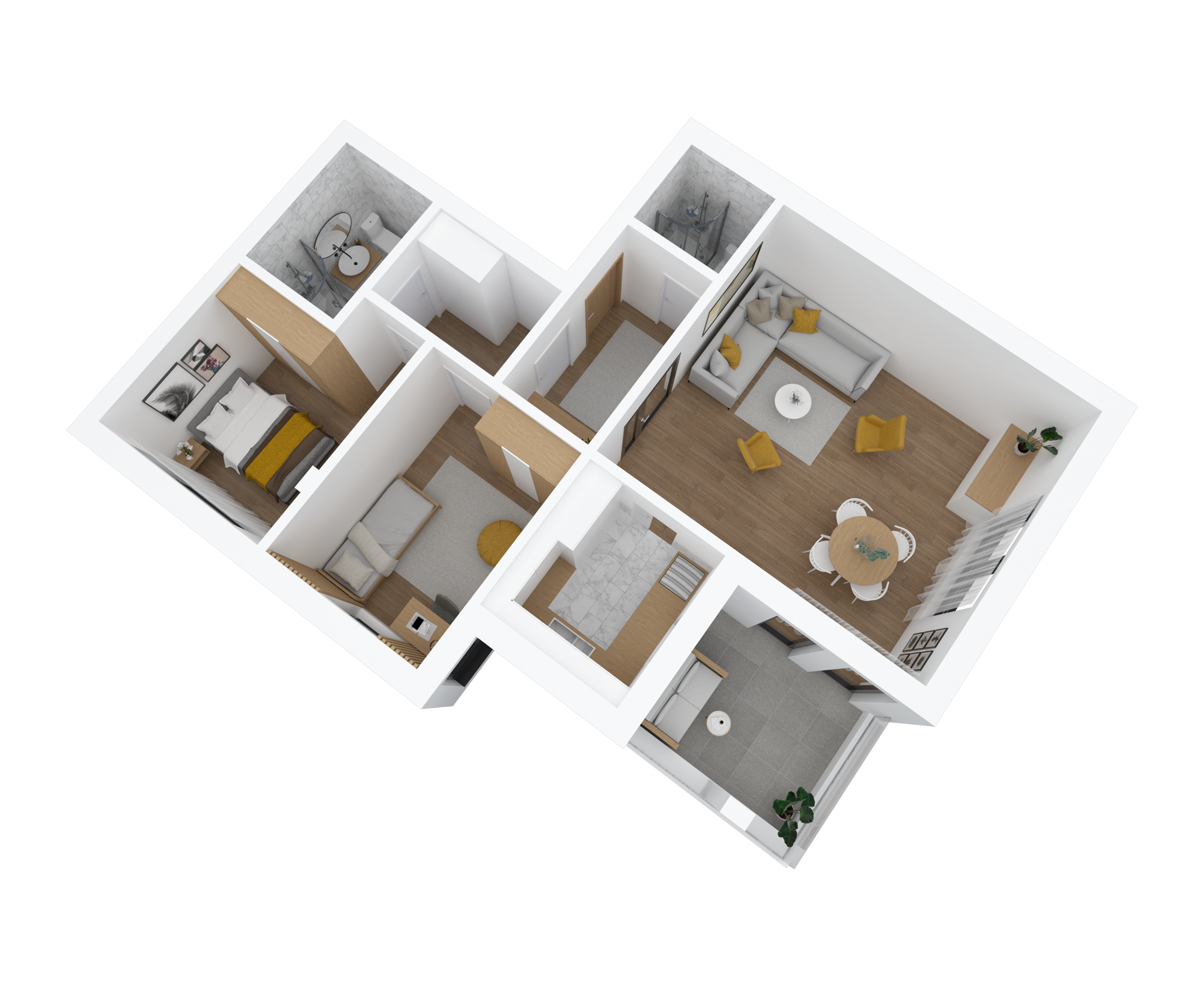3D prikaz stana