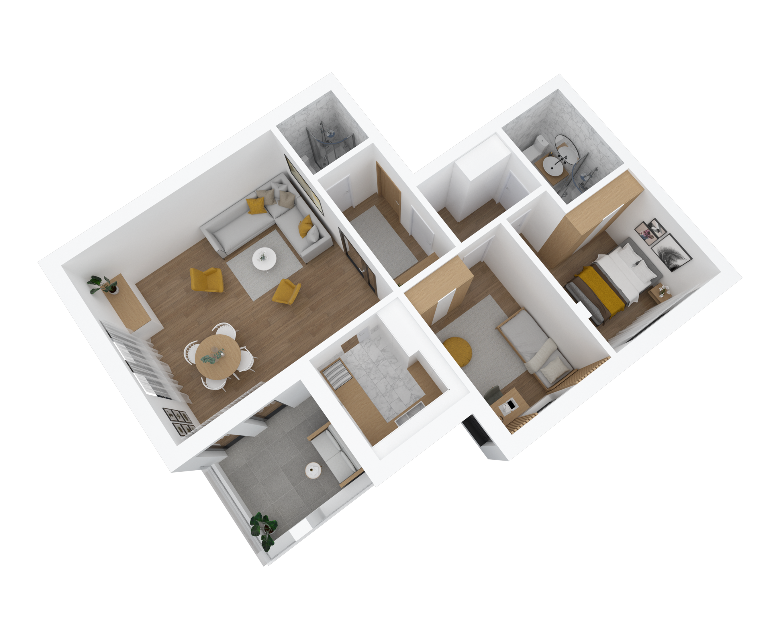 3D prikaz stana
