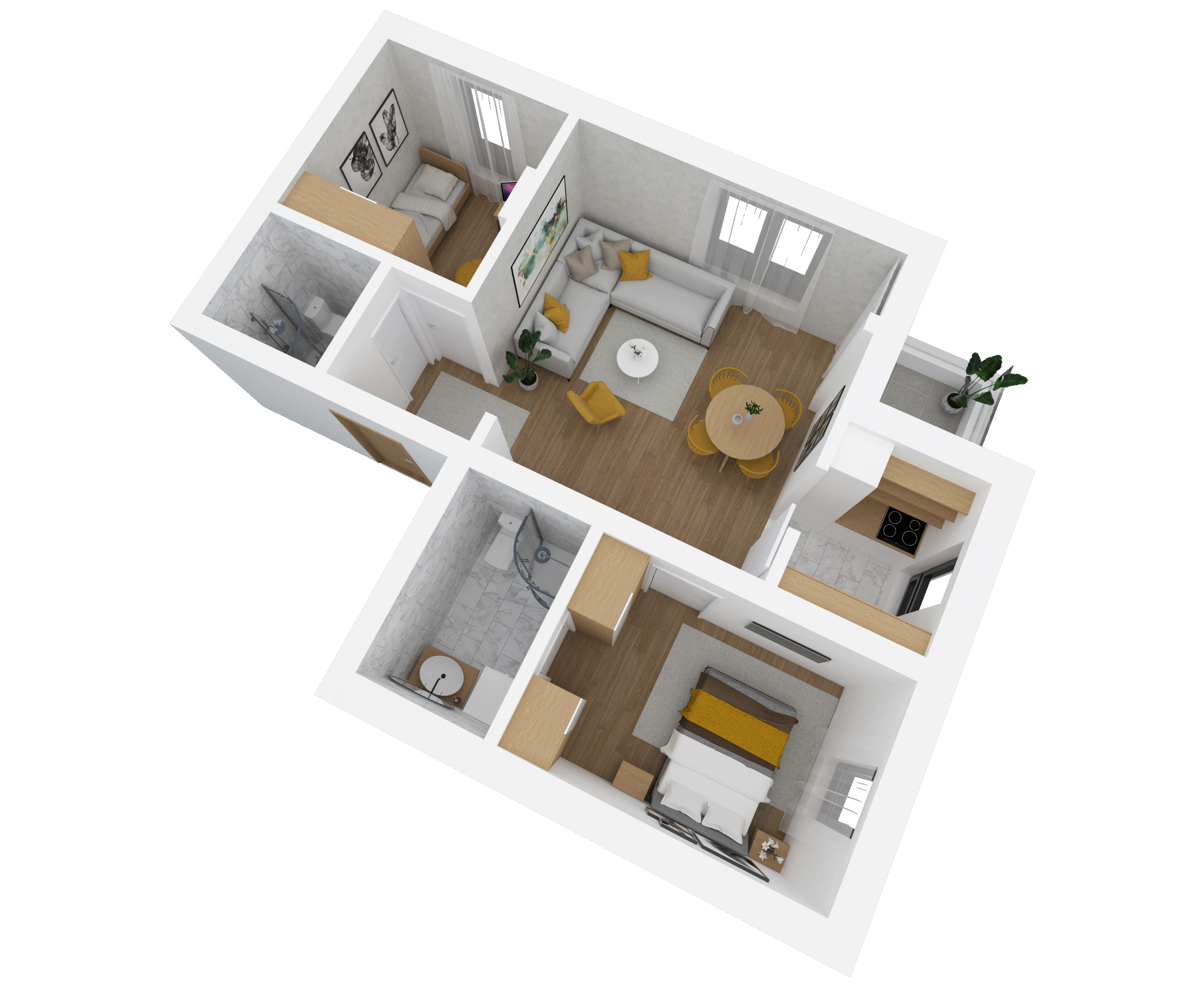 3D prikaz stana