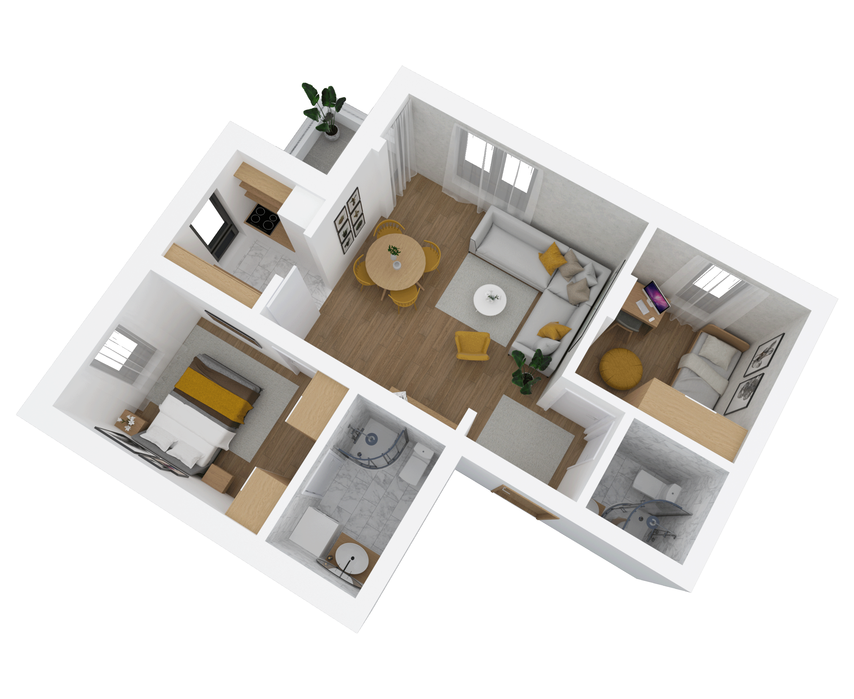 3D prikaz stana